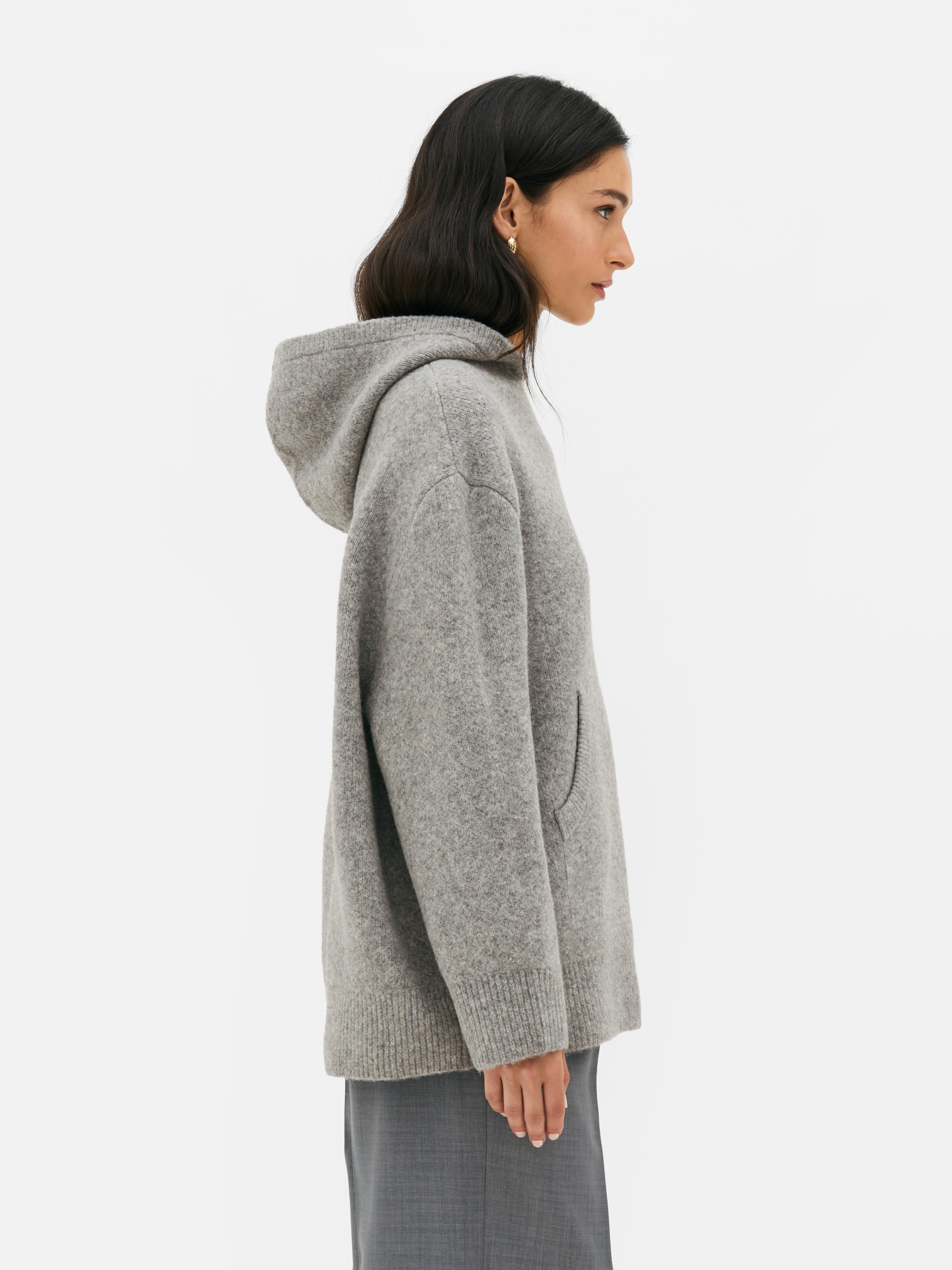 Sweat à capuche tricoté Essential