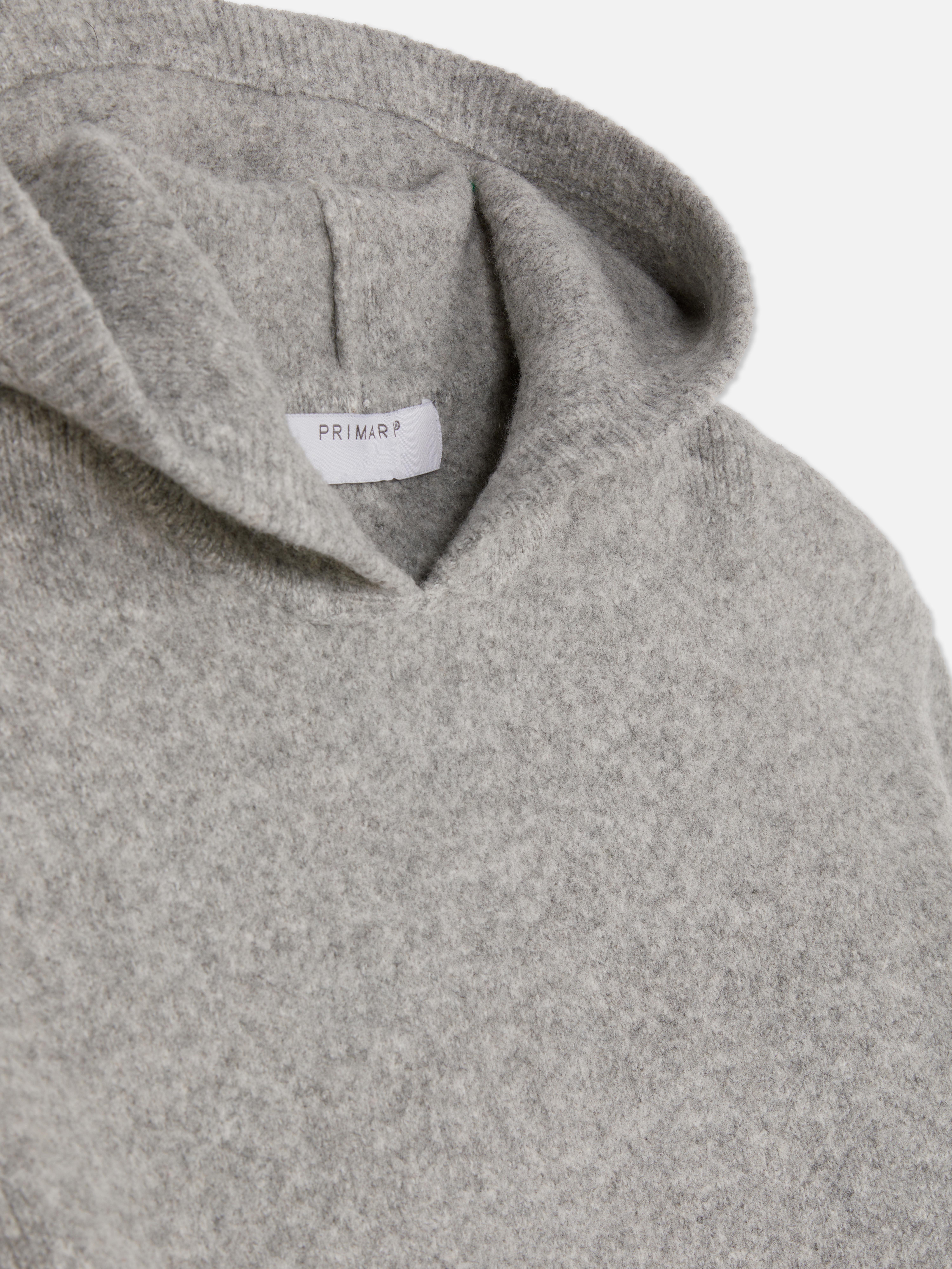 Sweat à capuche tricoté Essential
