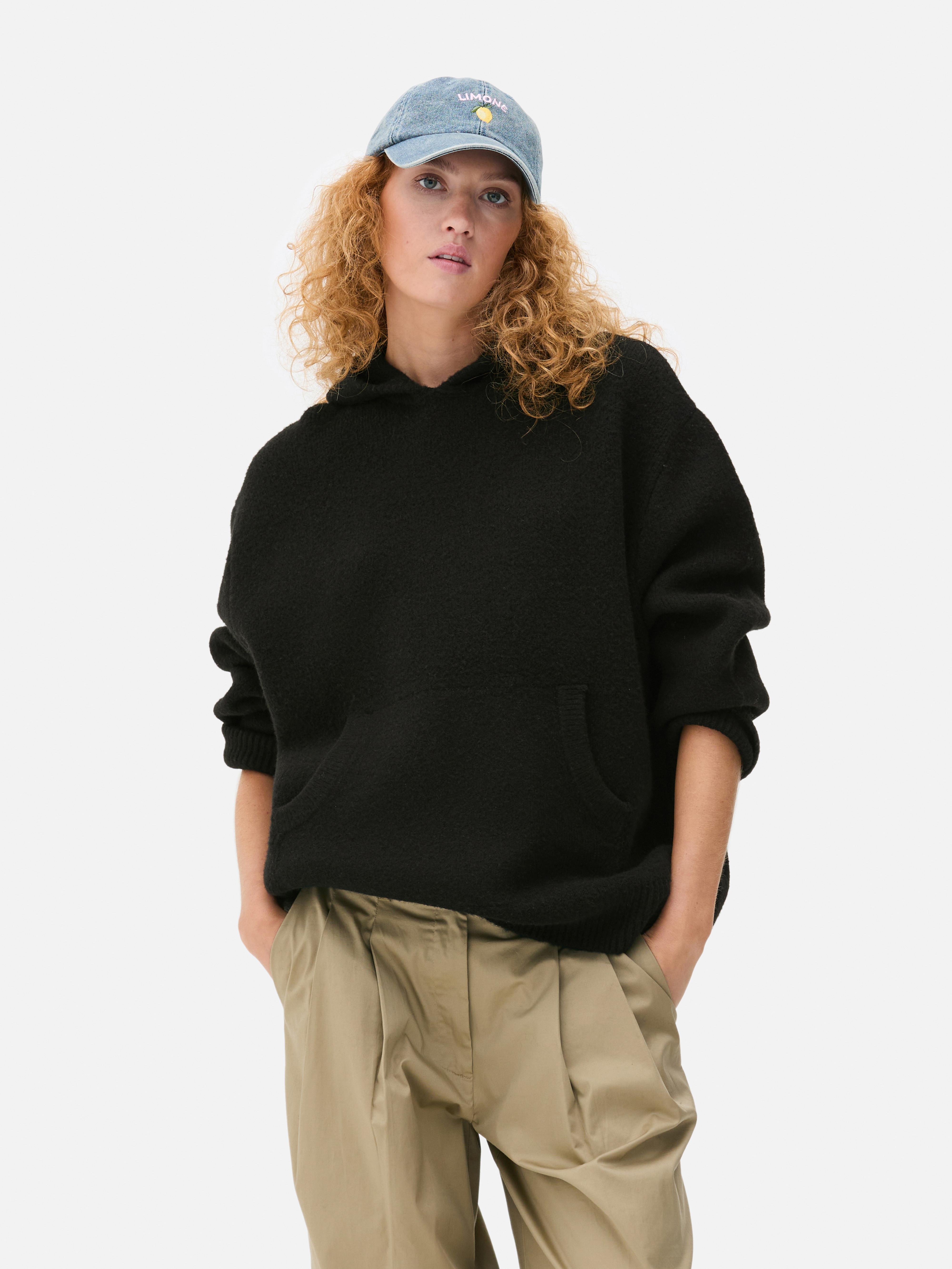 Gestrickter Essential-Hoodie