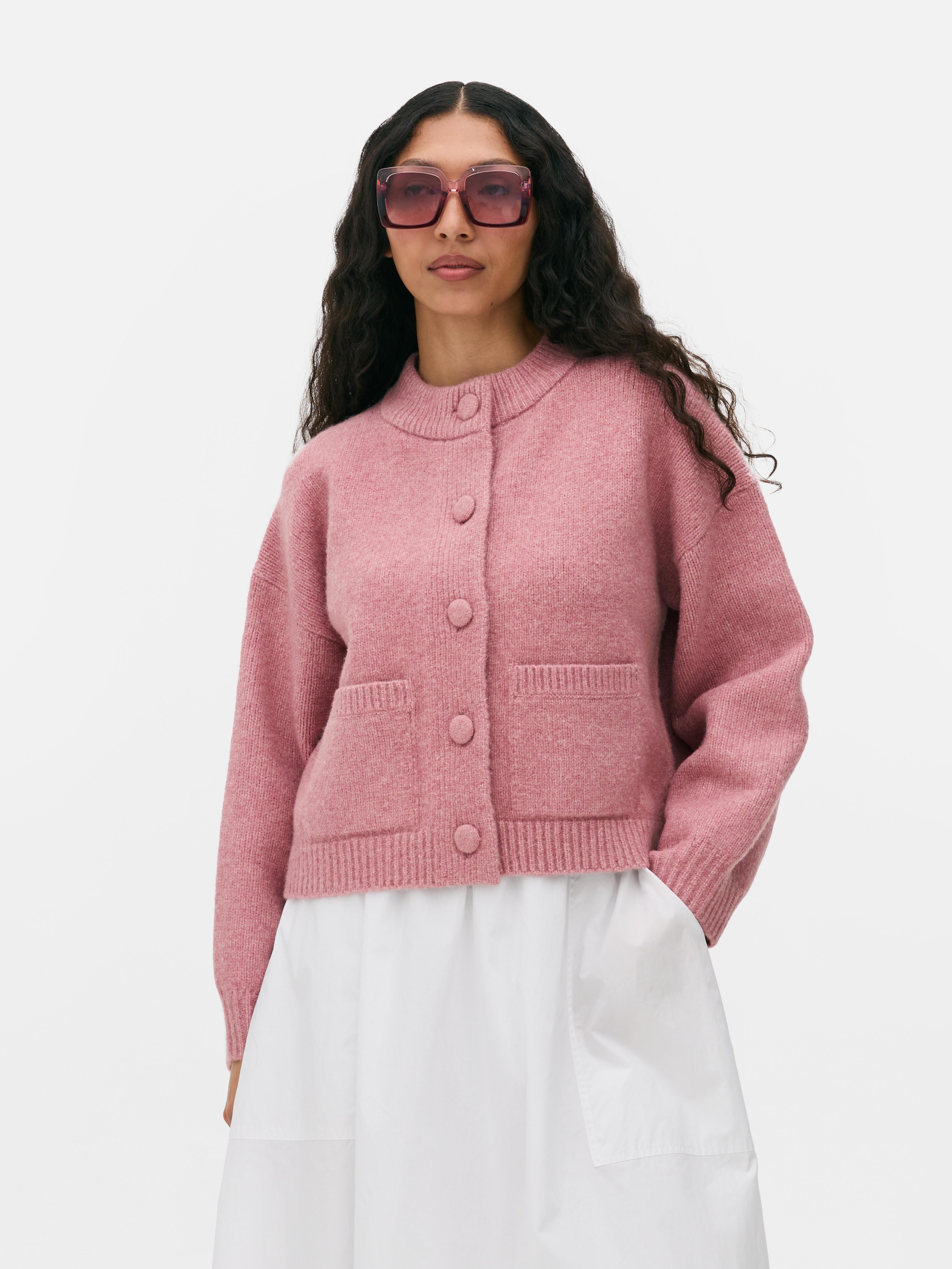 MAISON COMMON 売れ筋商品|||メゾン コモン ニット&セーター アウター レディース Sweaters Pink CHUNKY PURE CASHMERE CREW-NECK SWEATER - PINK | COS