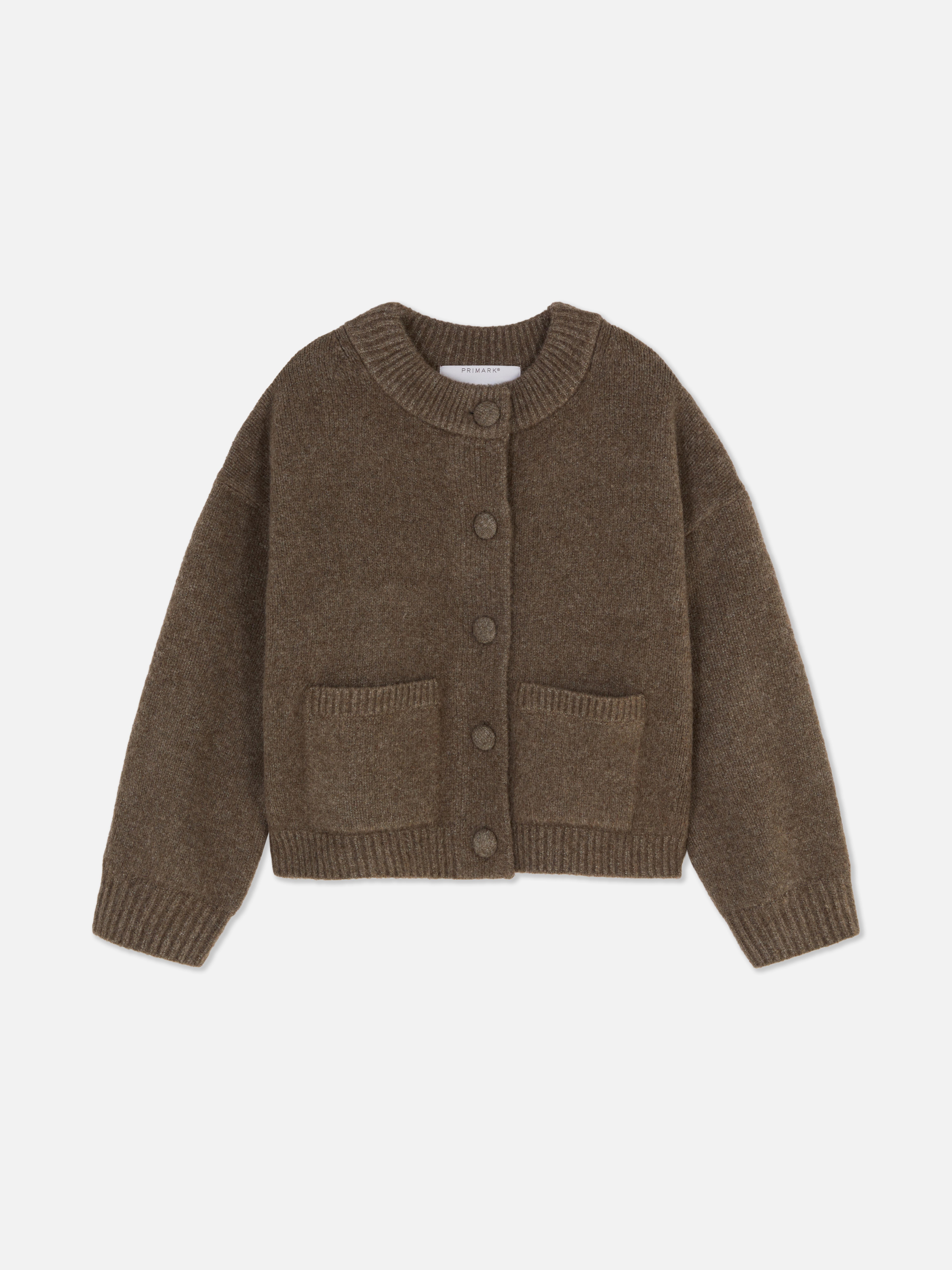 Bomber lavorato a maglia basic