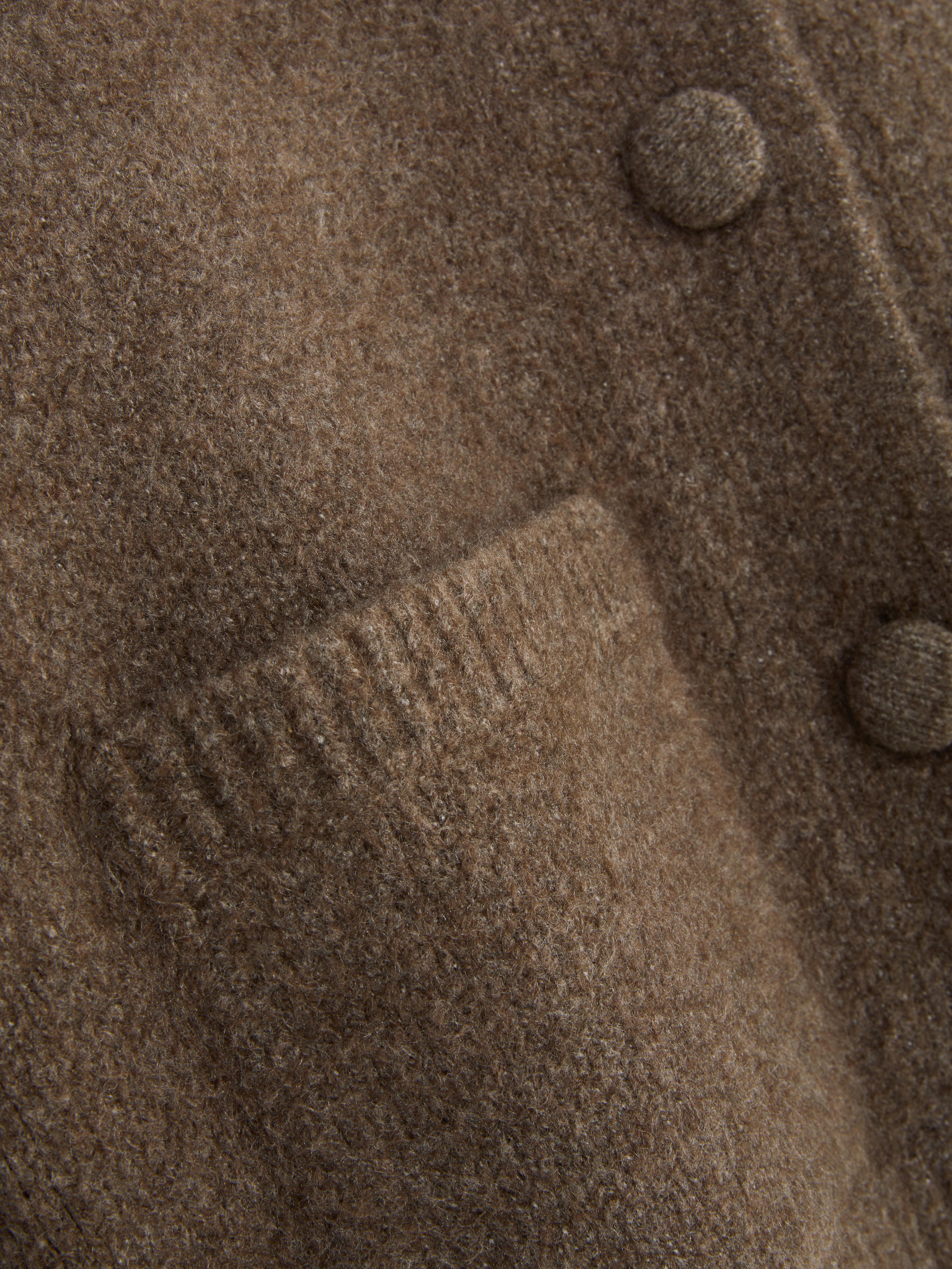 Bomber lavorato a maglia basic
