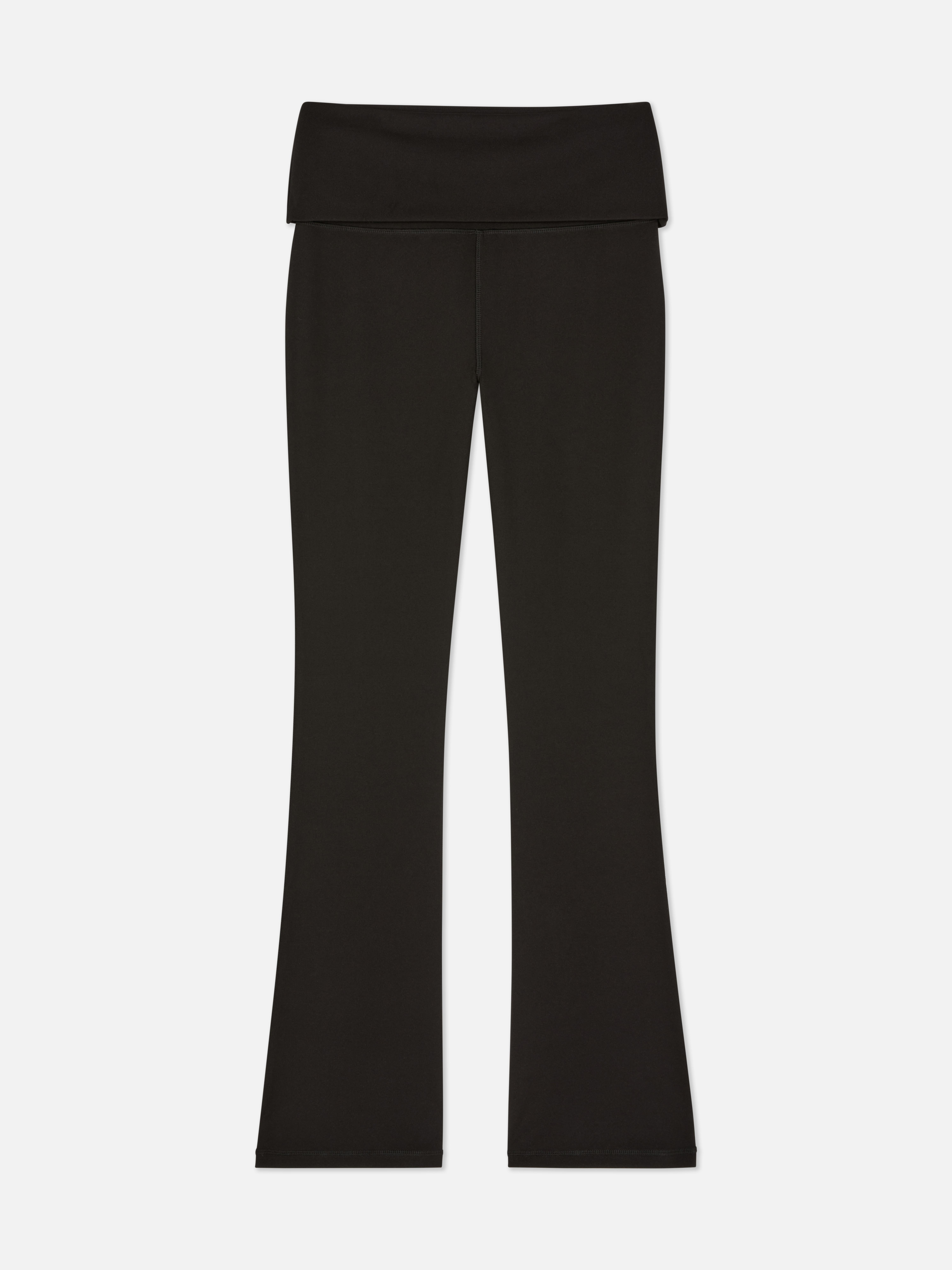 Leggings da yoga ripiegati
