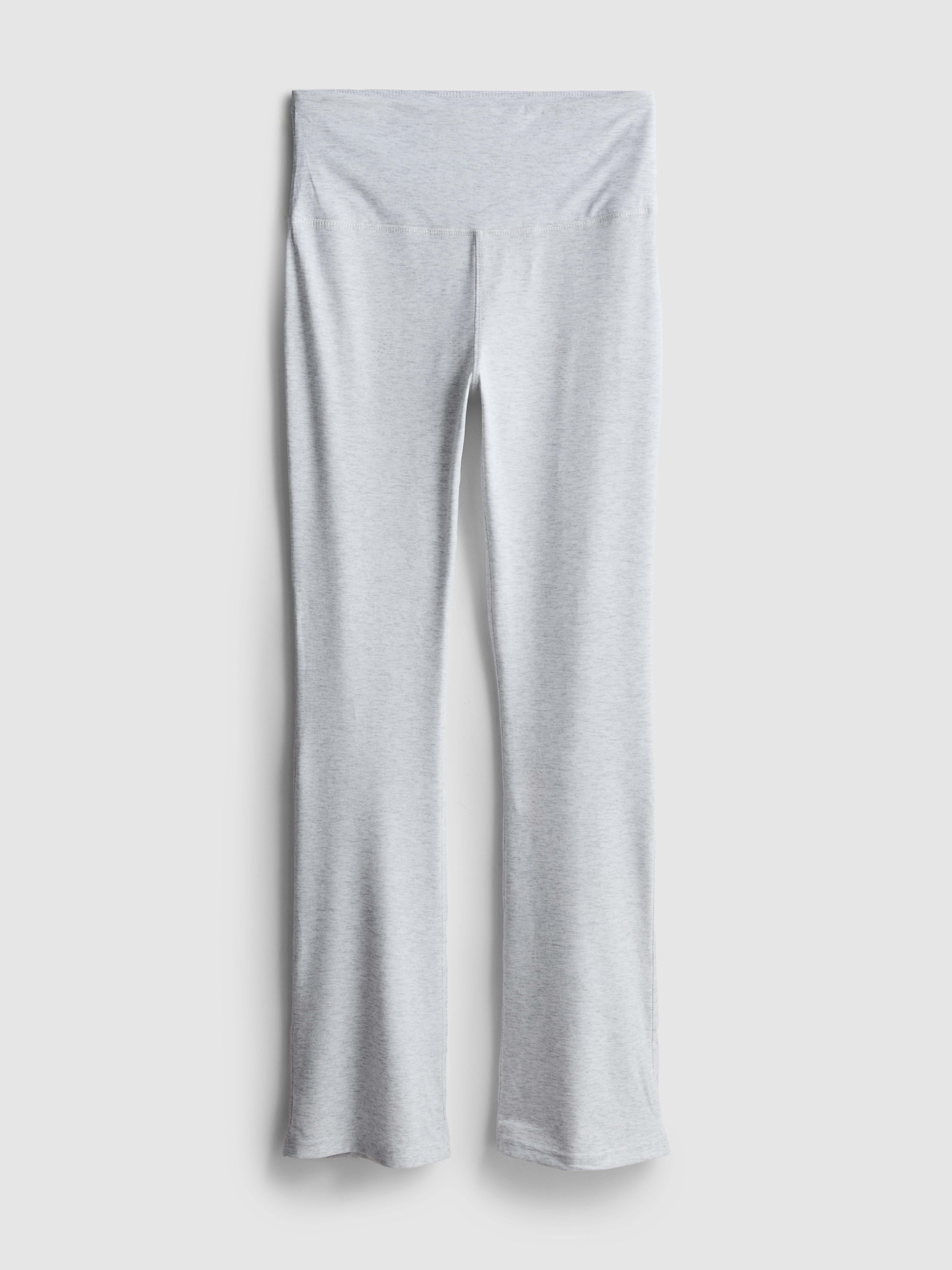 Women's Gray Heather High-Waisted Yoga Leggings