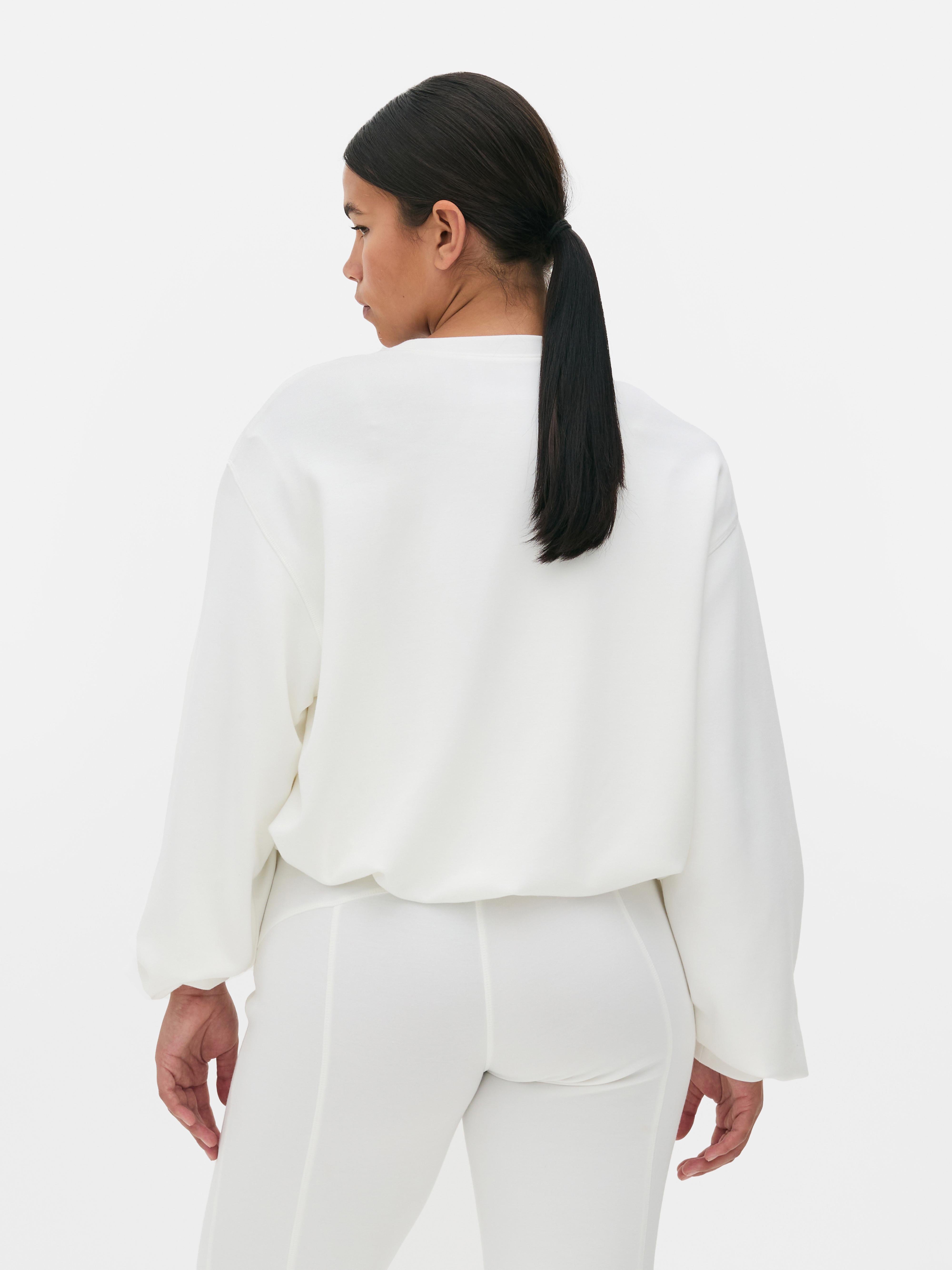 Puff Ball Crew Neck Sweater