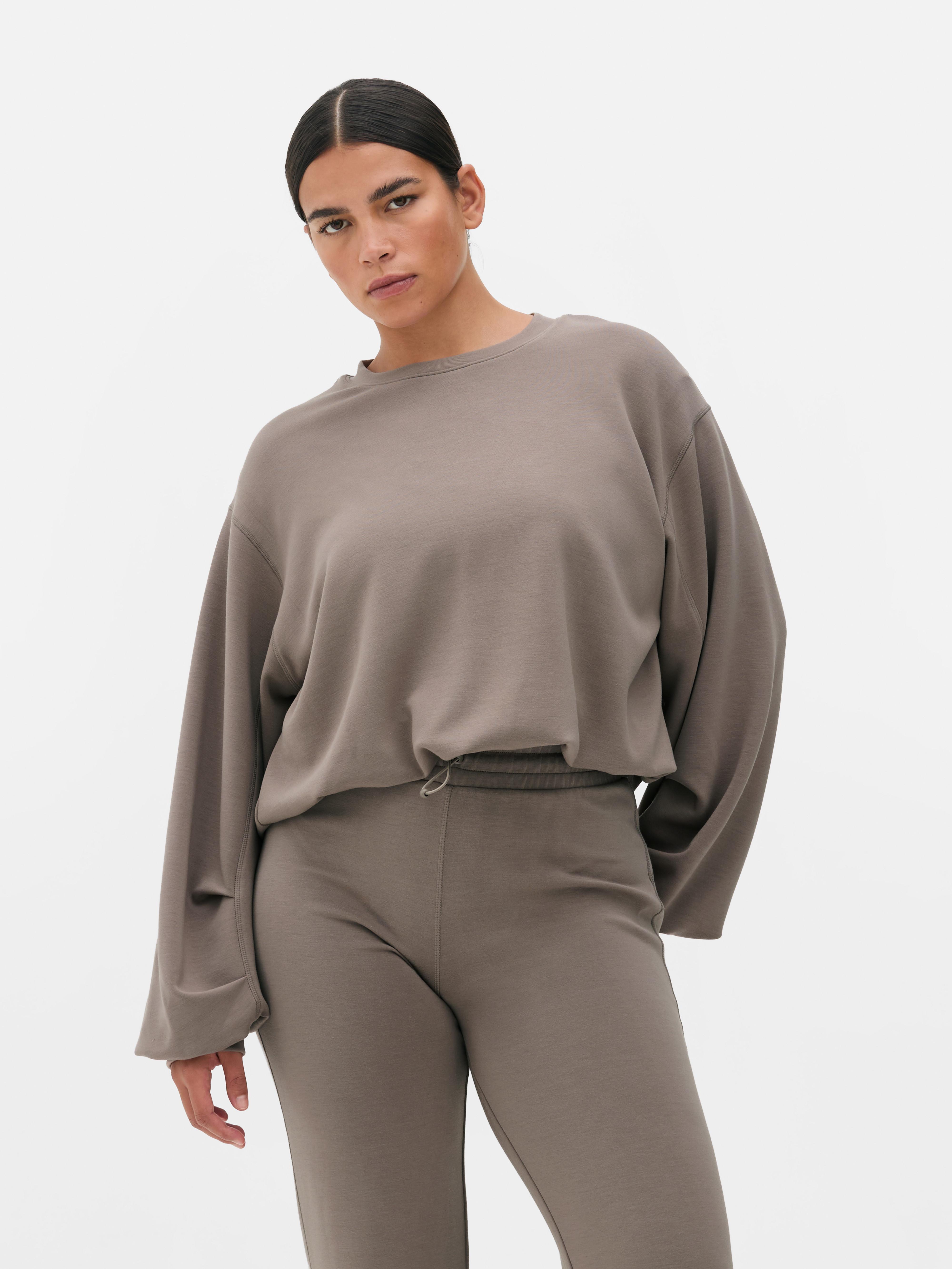 Maglia girocollo a palloncino