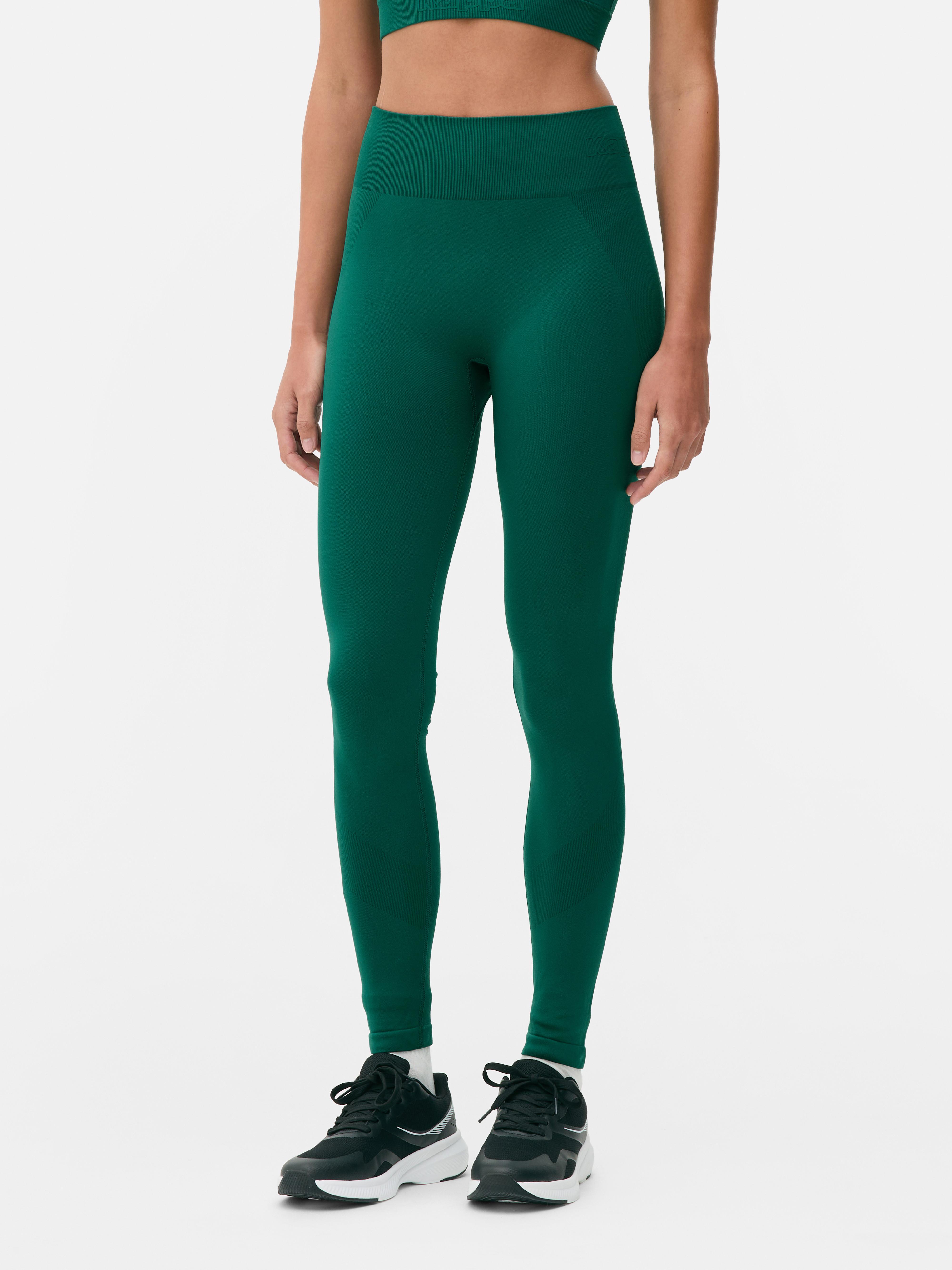 Nahtlose „Kappa“ Performance-Leggings mit hohem Bund