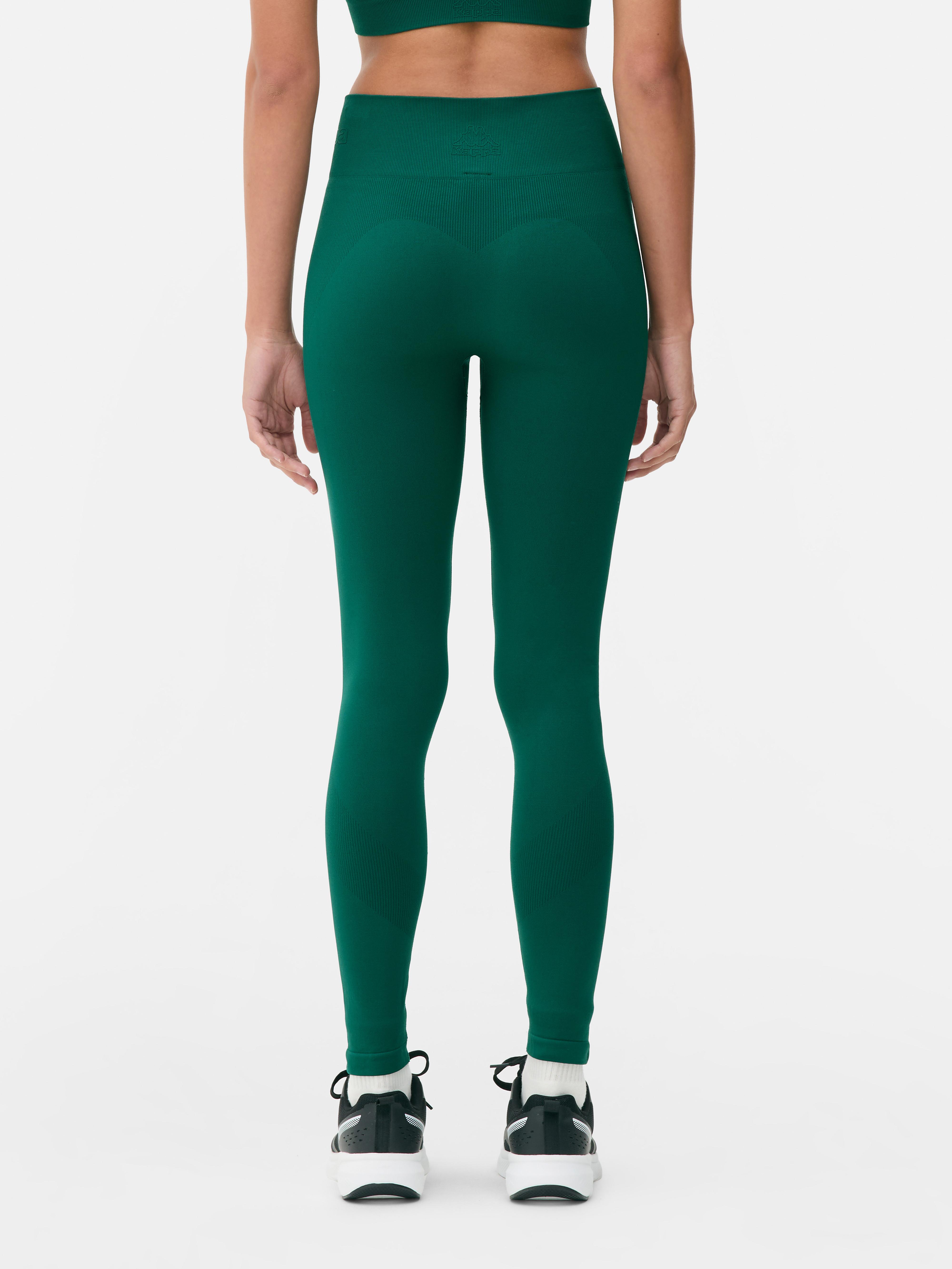 Nahtlose „Kappa“ Performance-Leggings mit hohem Bund