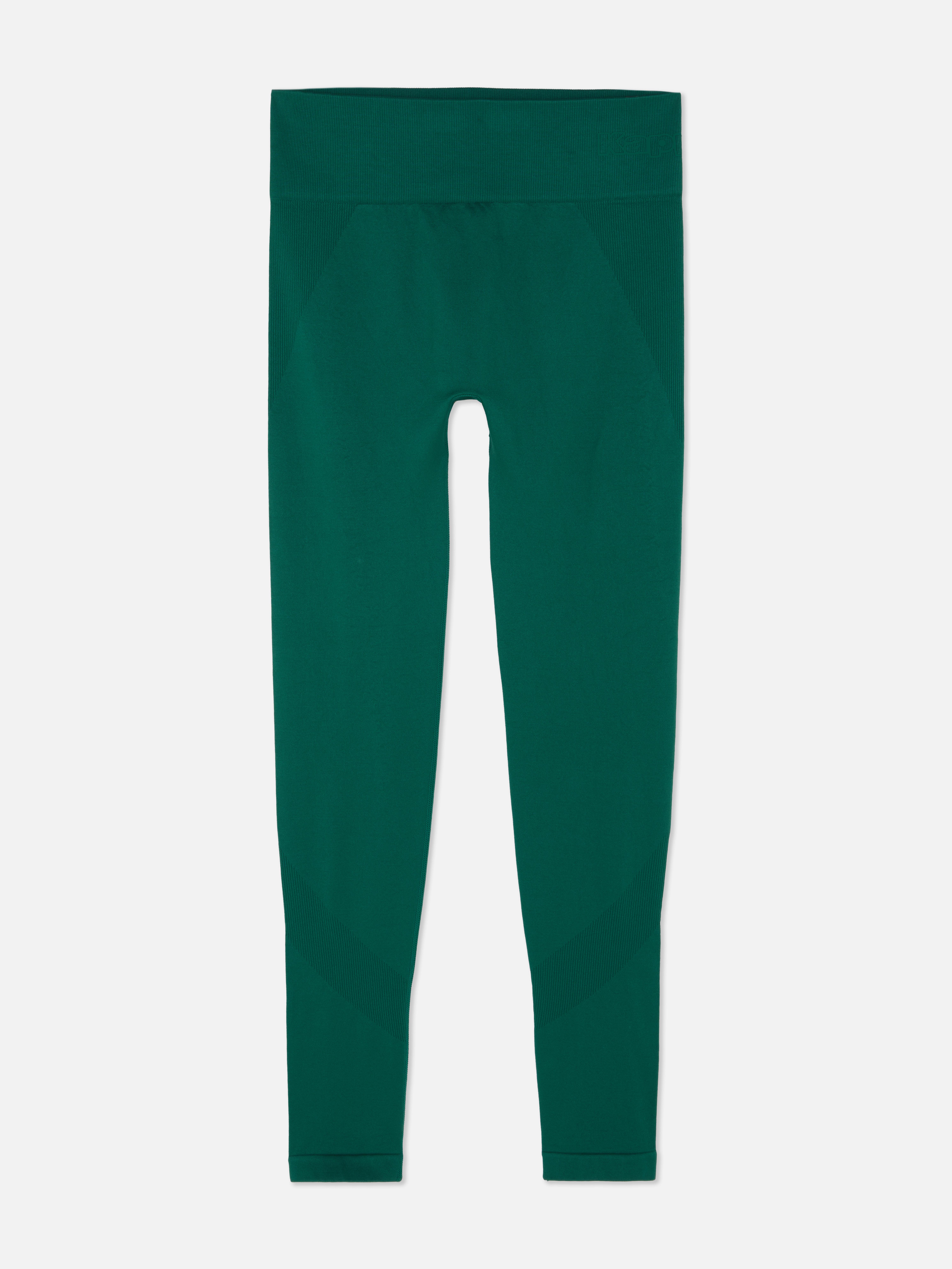 Nahtlose „Kappa“ Performance-Leggings mit hohem Bund