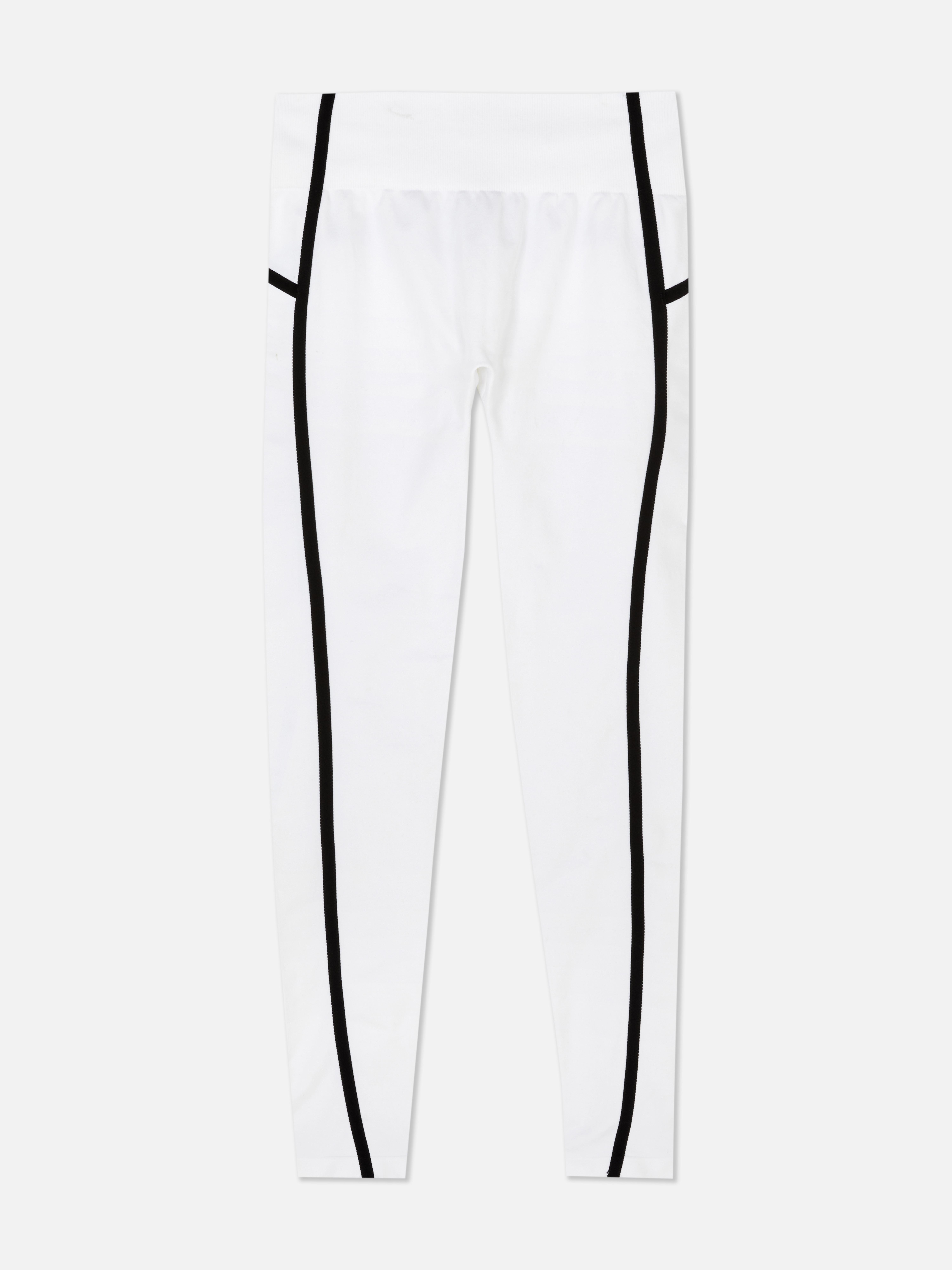 Seamless Contrast Stripe Leggings