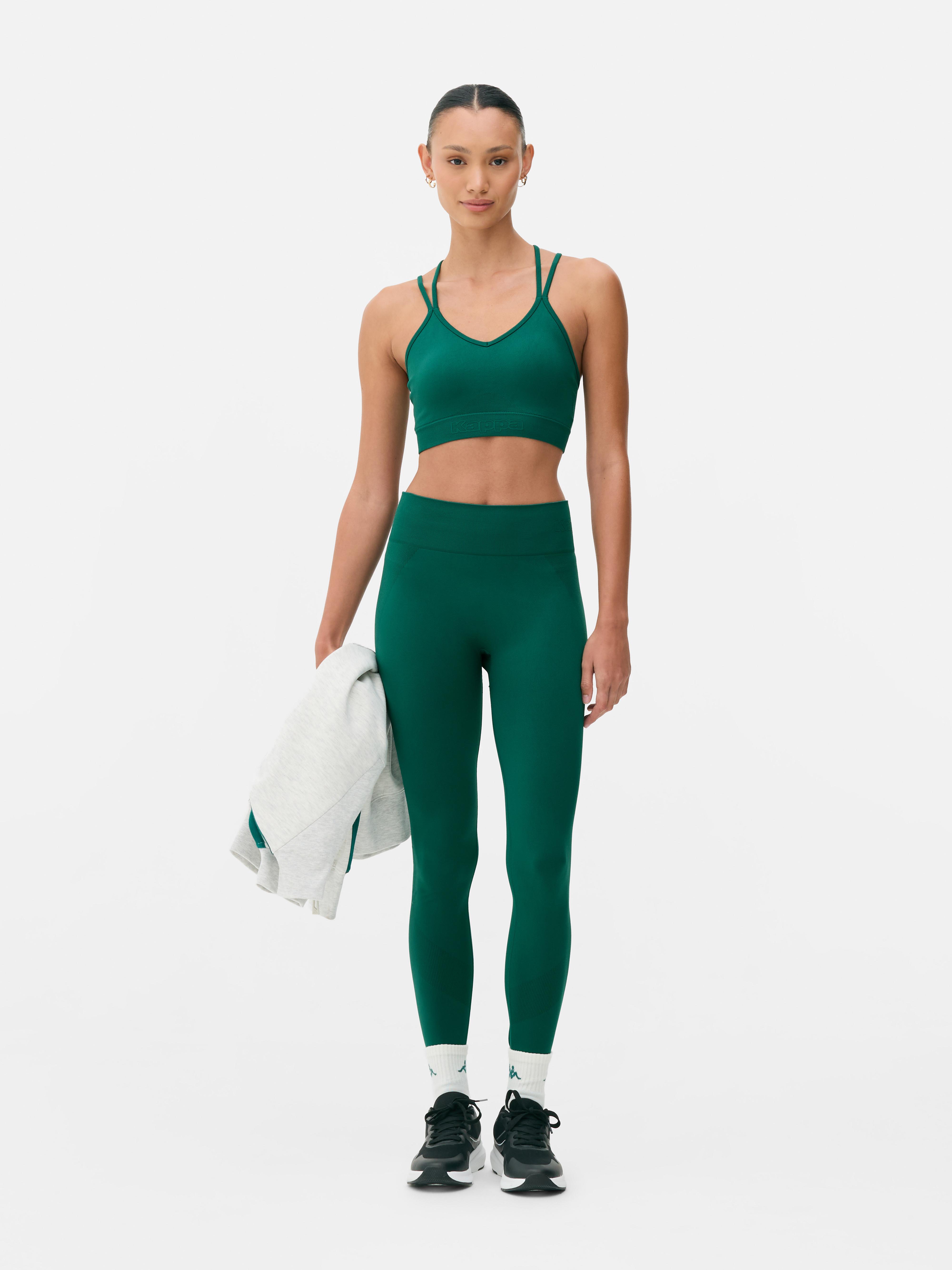 Kappa V-Neck Performance Crop Top