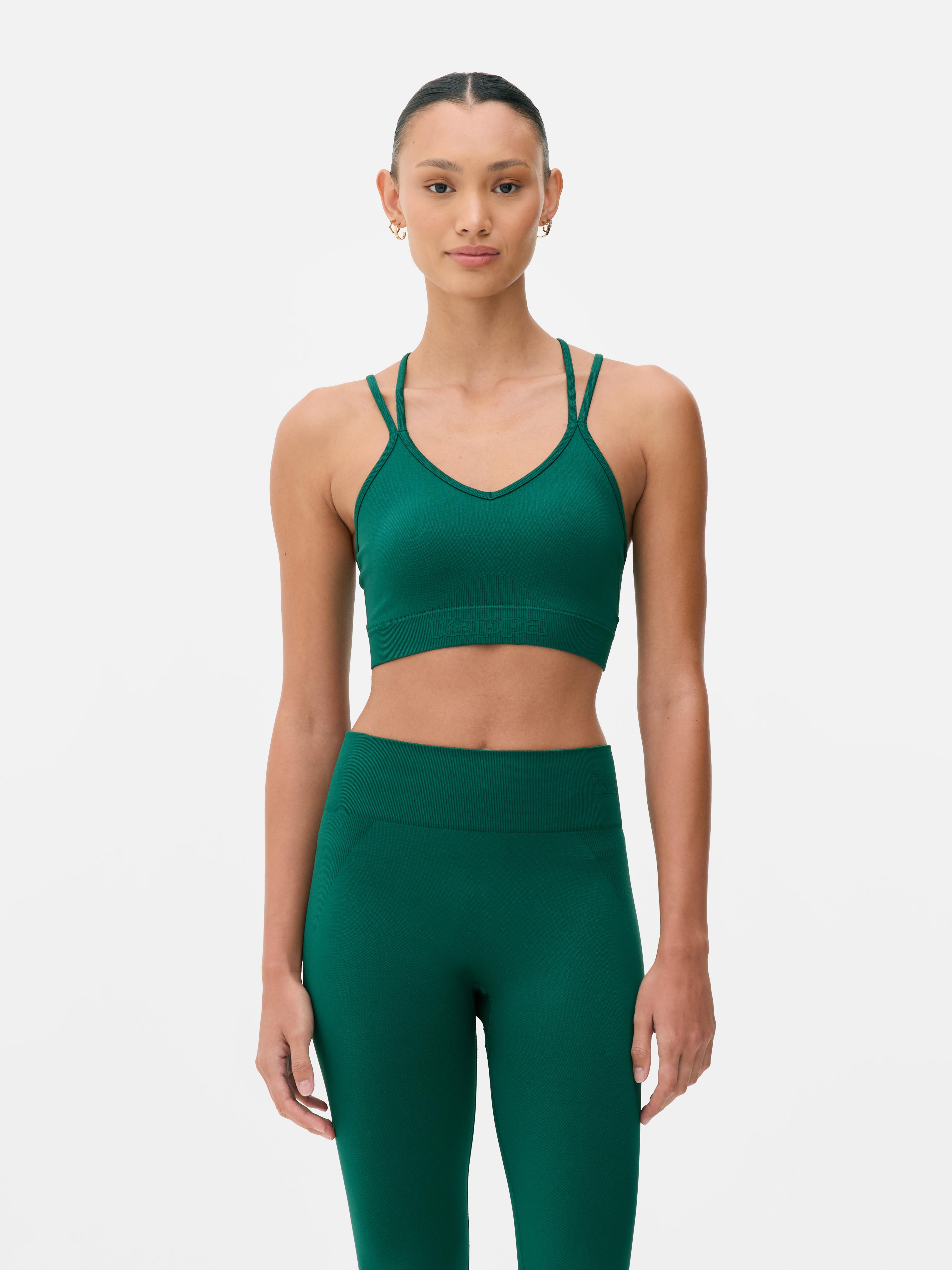 Kappa V-Neck Performance Crop Top