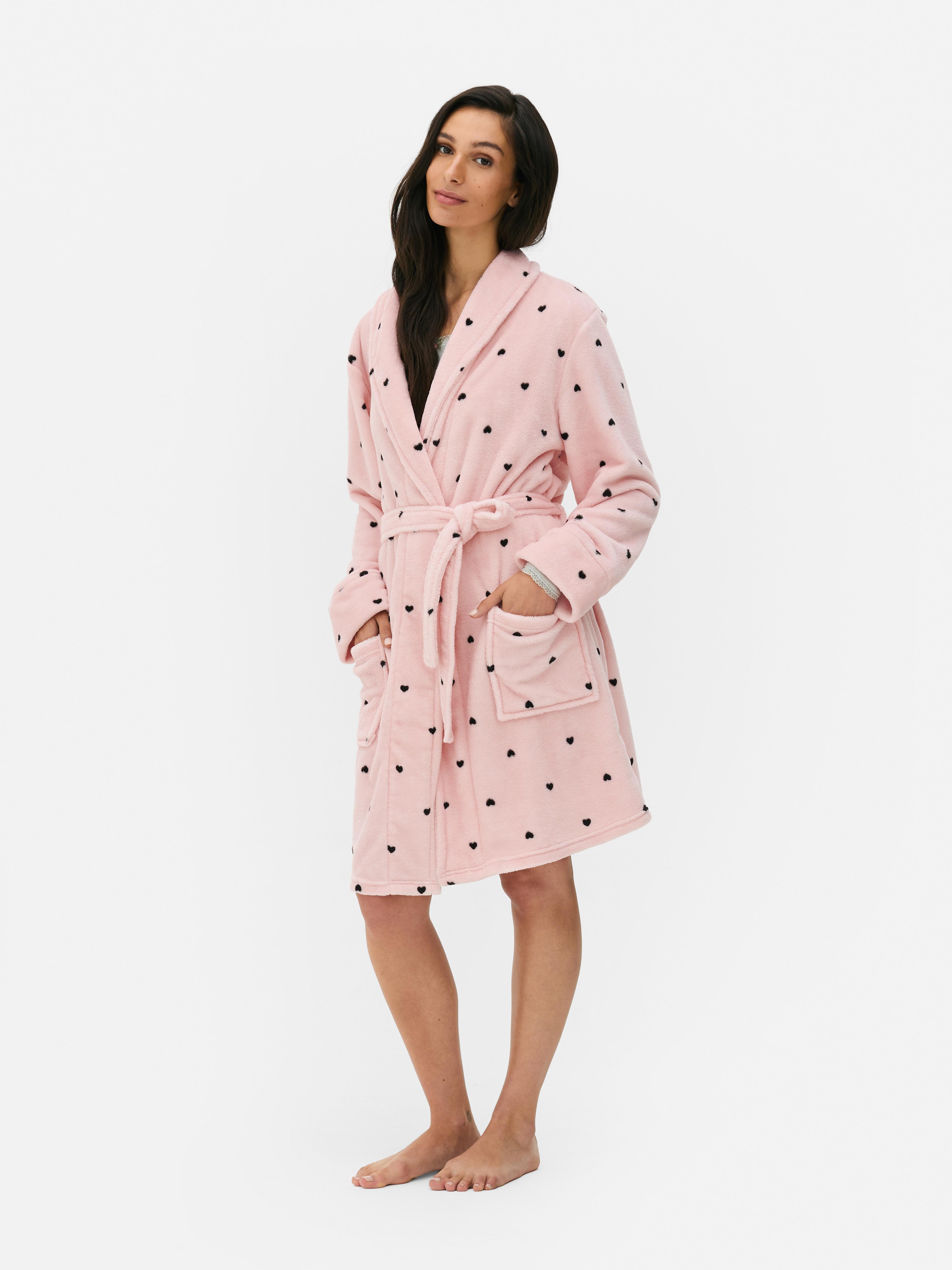Mid Length Fleece Robe