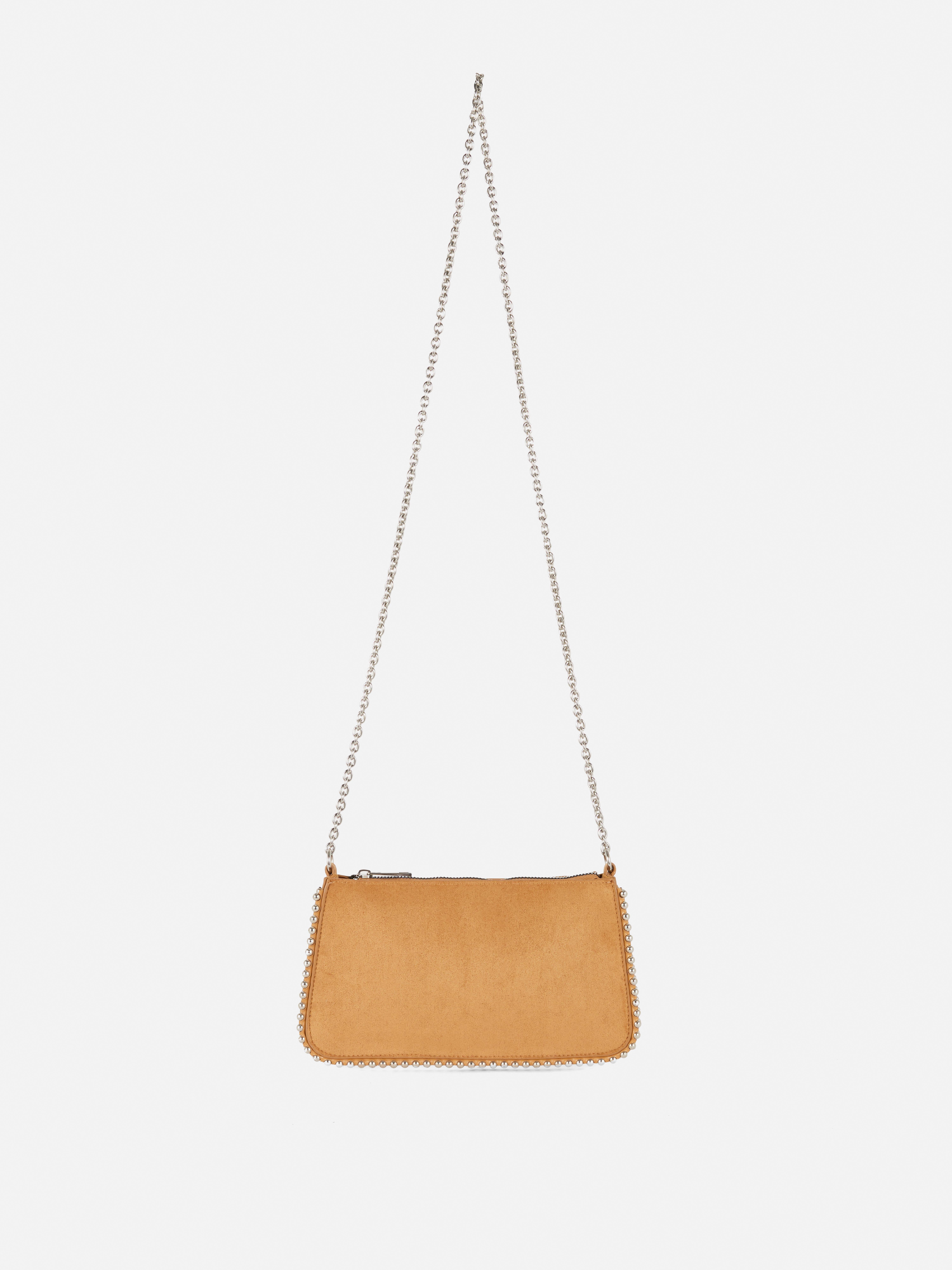 Mini borsa a tracolla con borchie