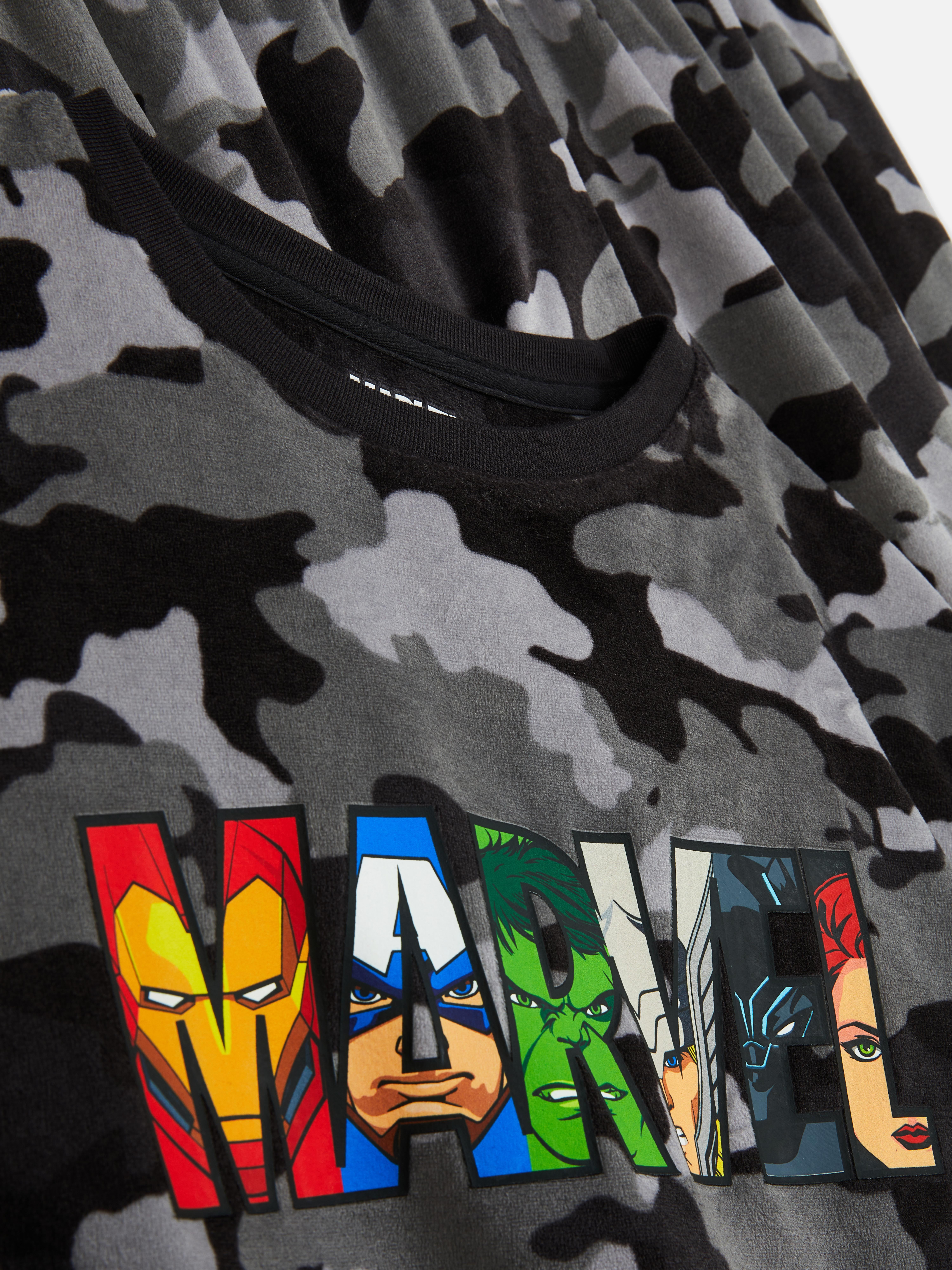 7-15yrs | MARVEL Camouflage Cosy Pyjamas
