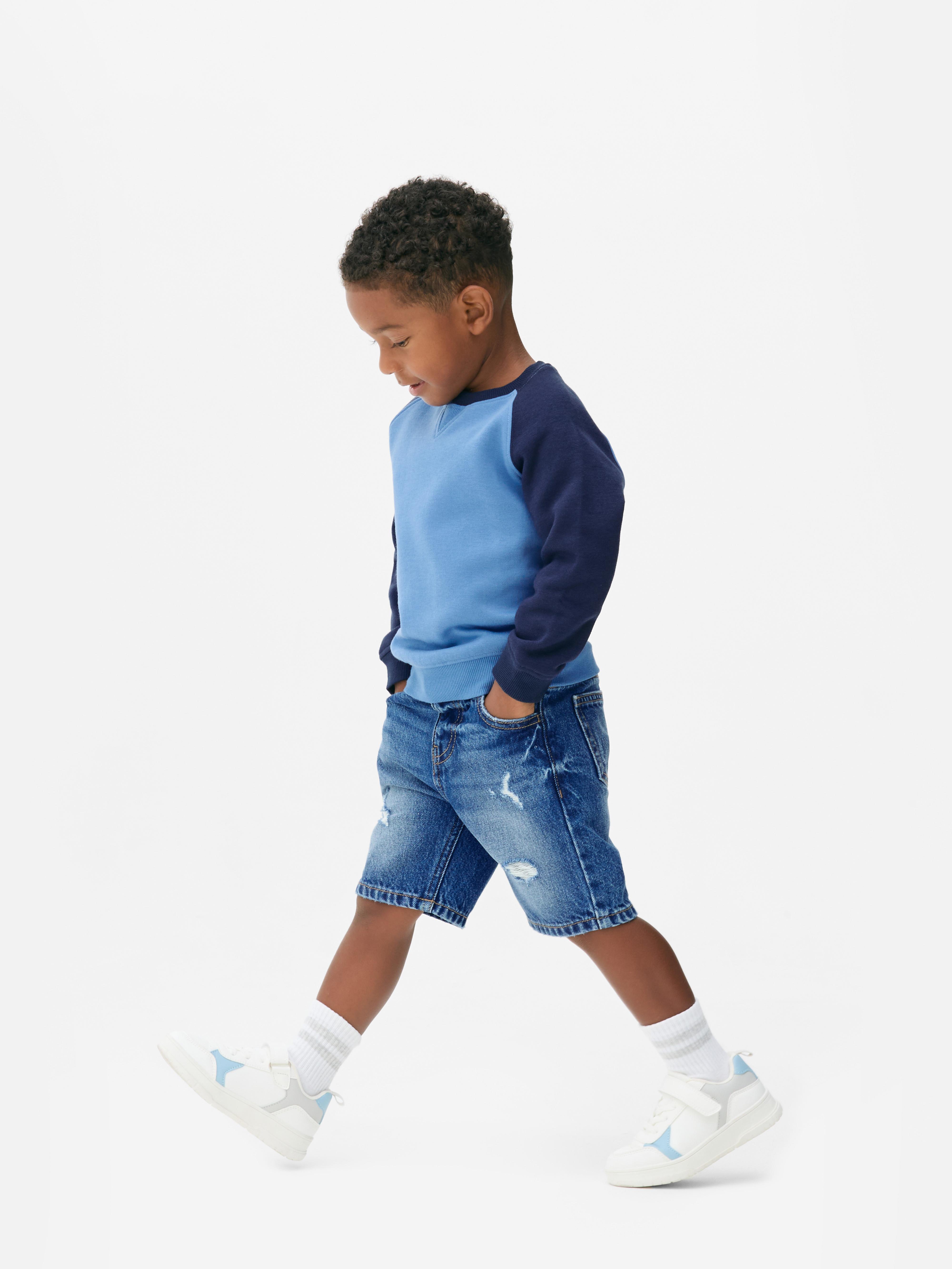 1,5-8 años | Sudadera con bloques de color Azul