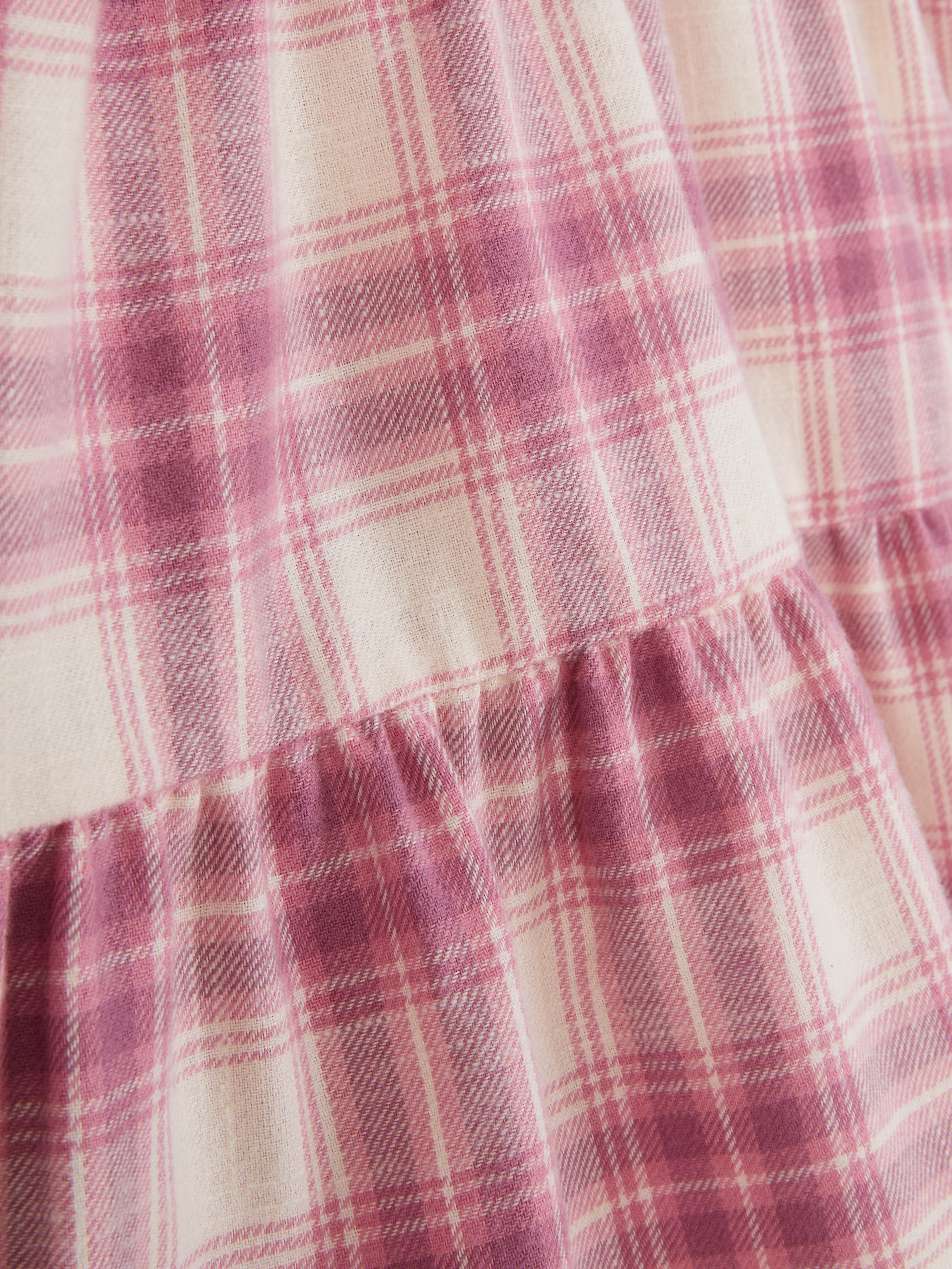 1.5-8yrs | Check Tiered Dress