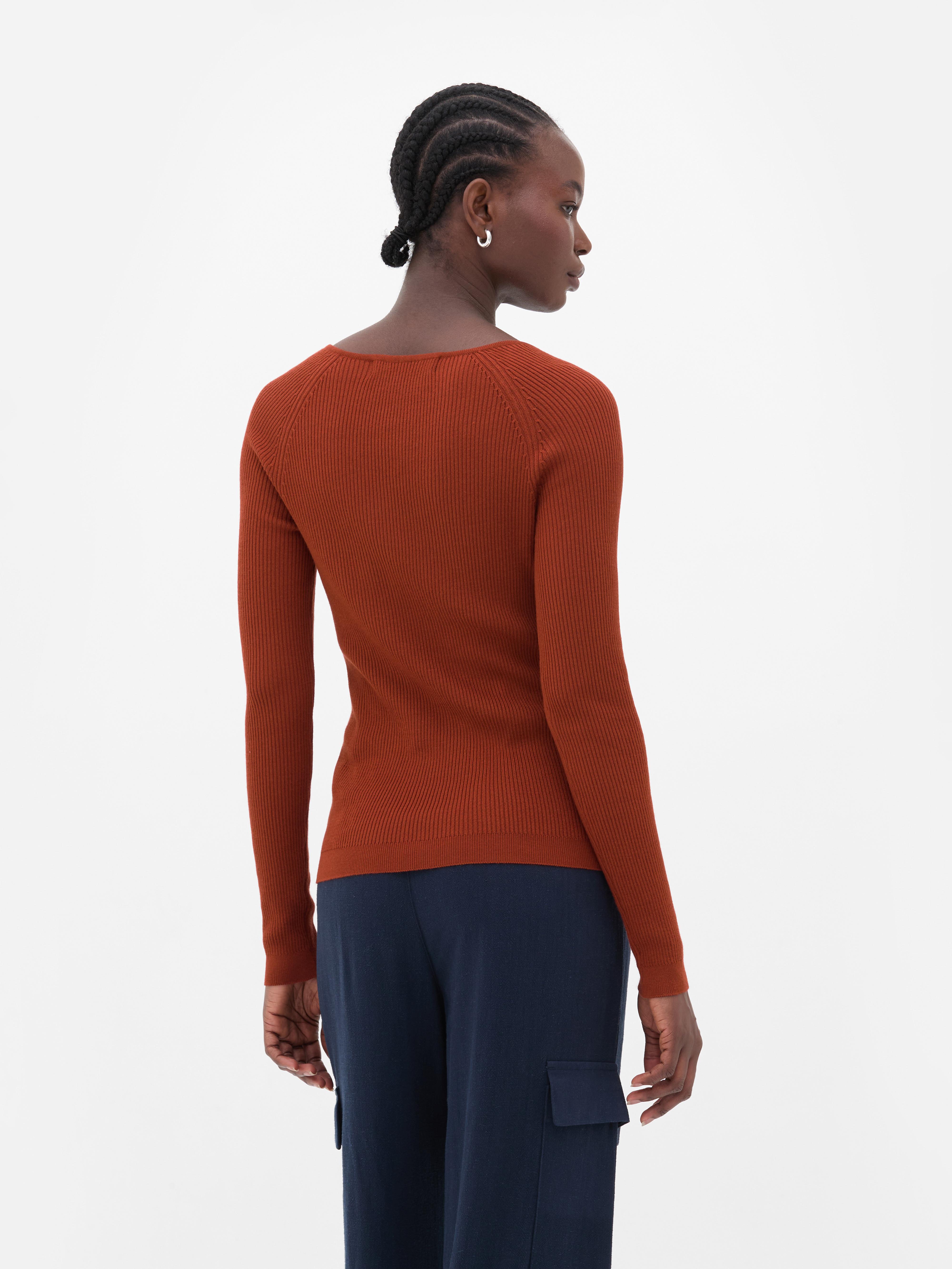 Long Sleeve Ribbed Sweater