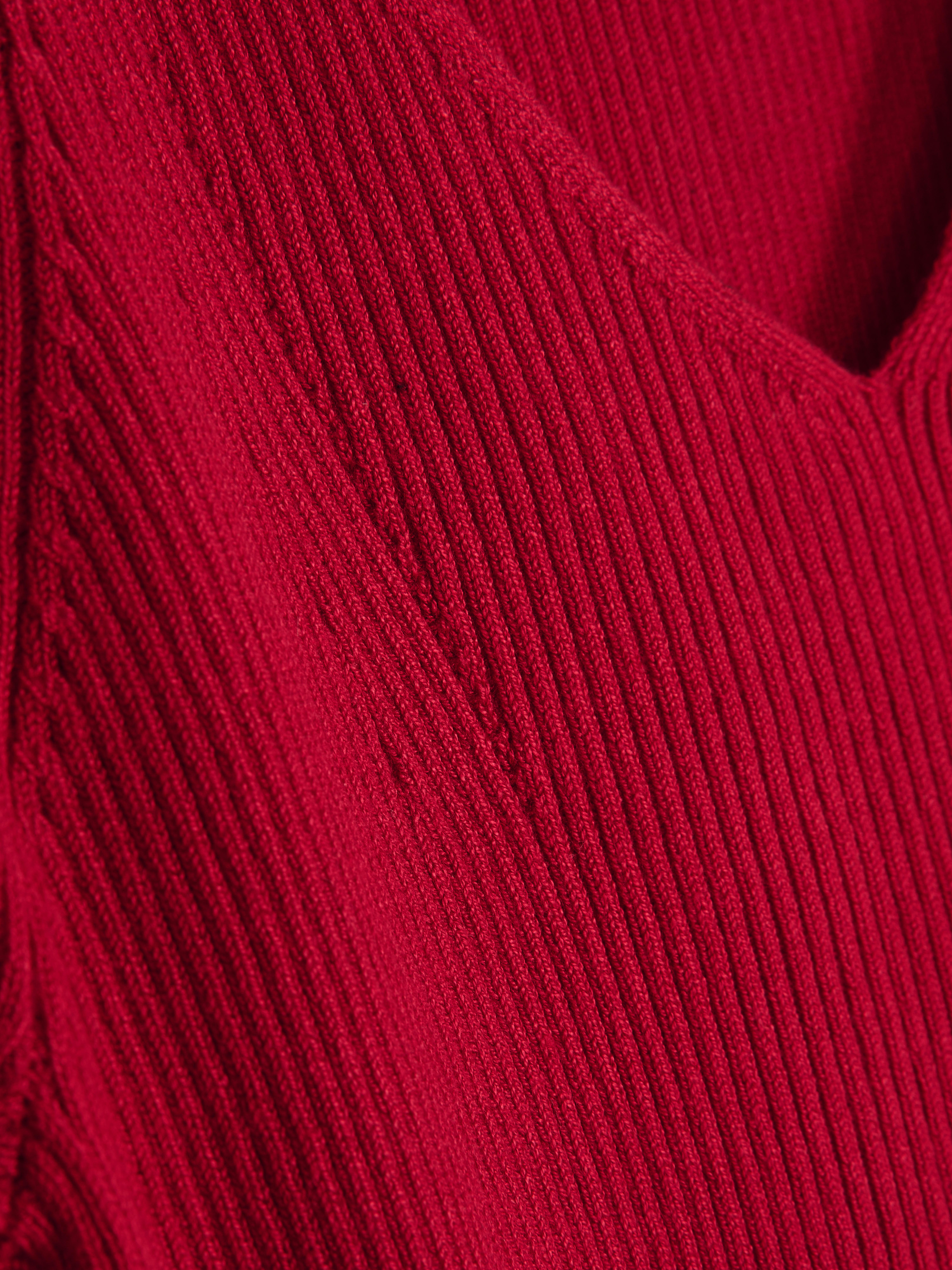 Long Sleeve Ribbed Sweater