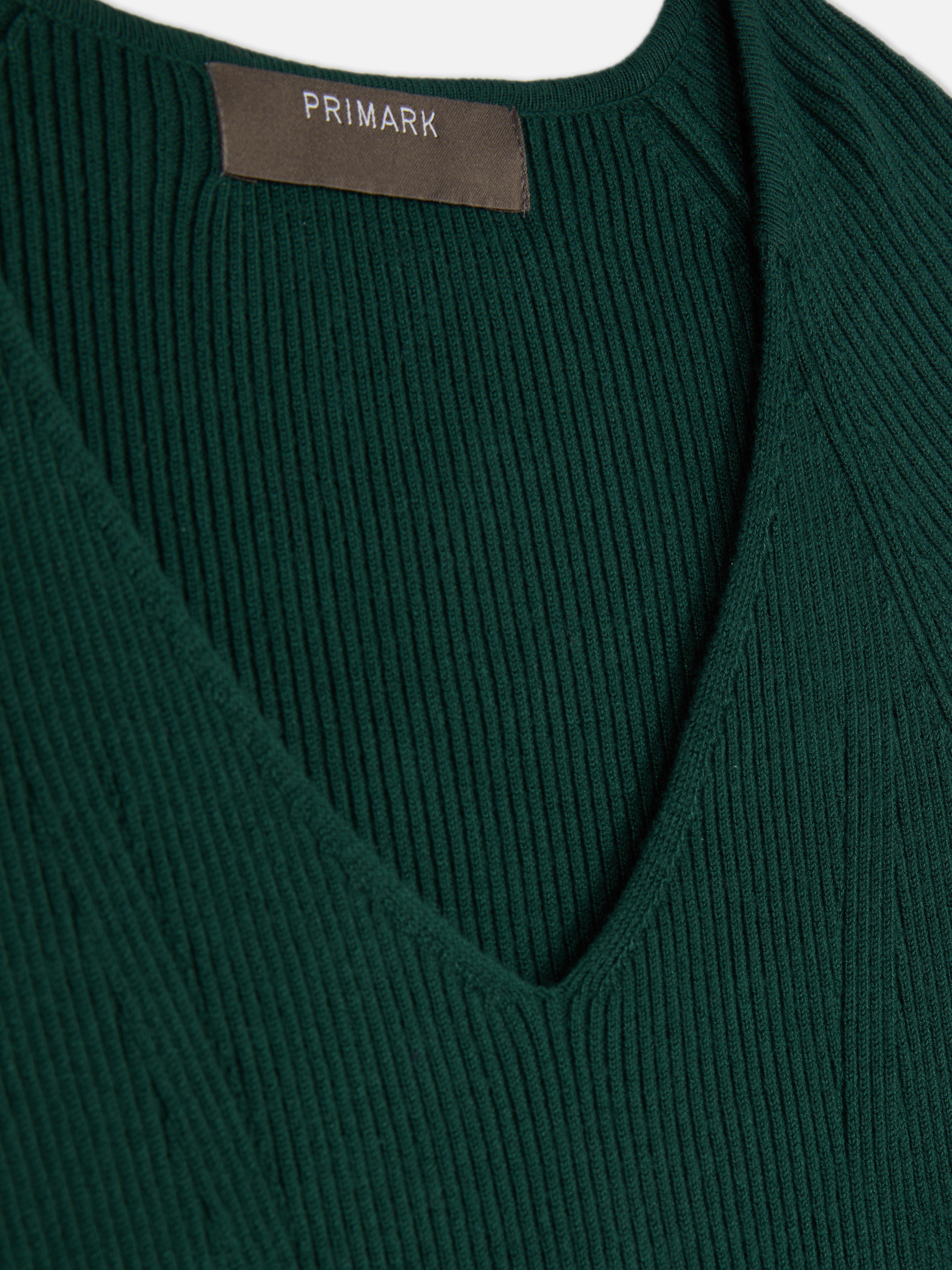 Long Sleeve Ribbed Sweater