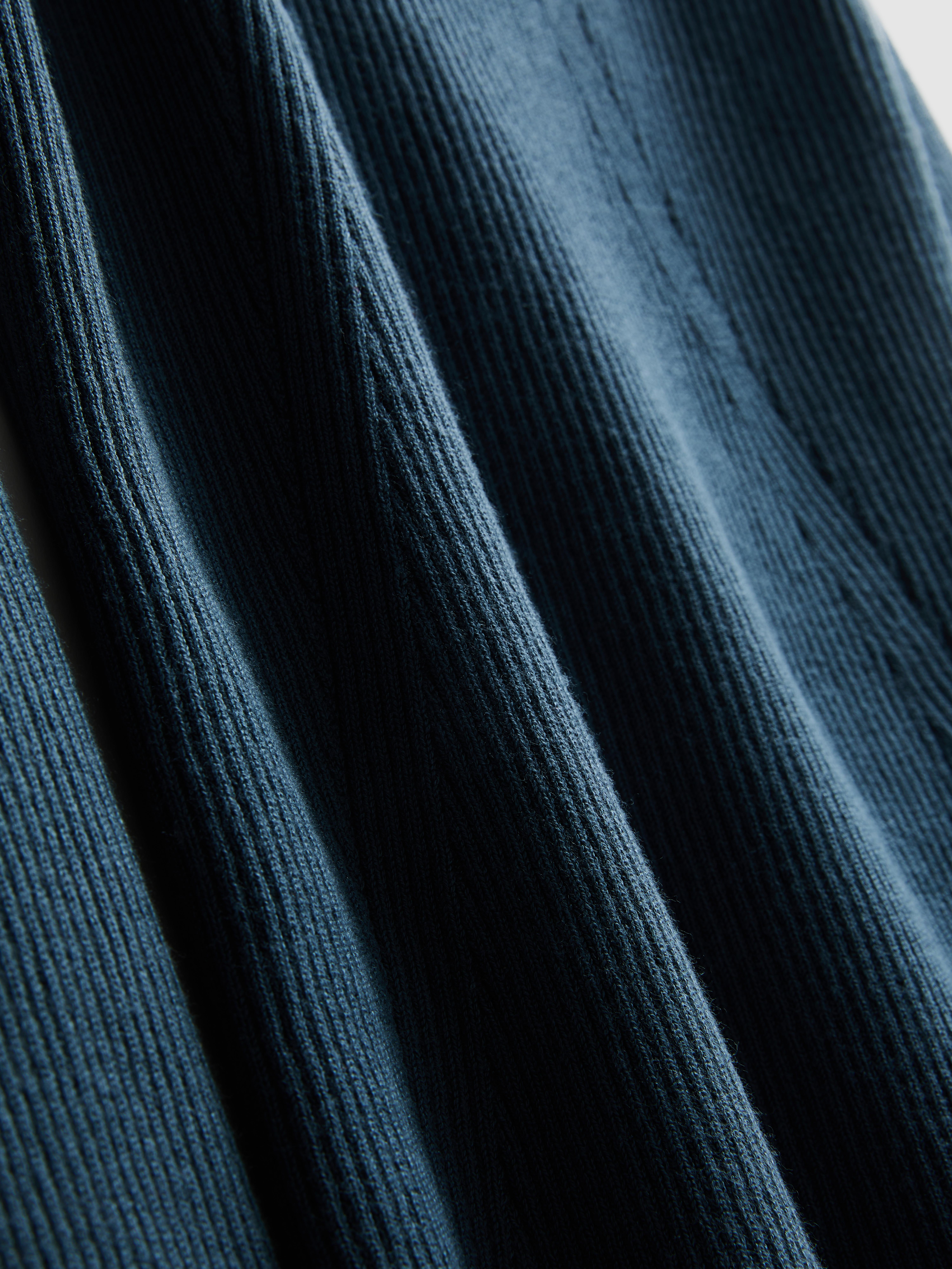 Pull côtelé à manches longues