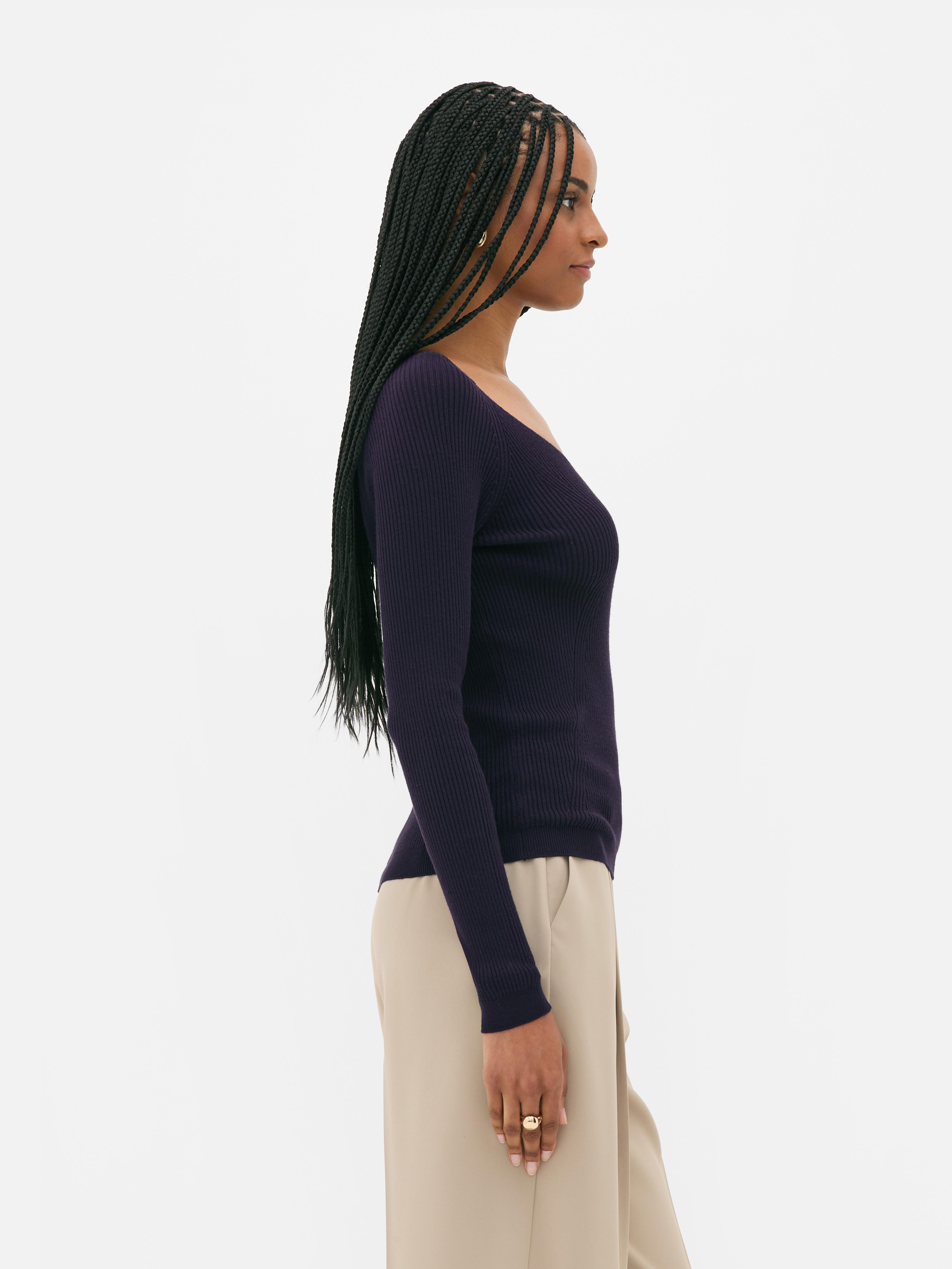 Long Sleeve Ribbed Sweater