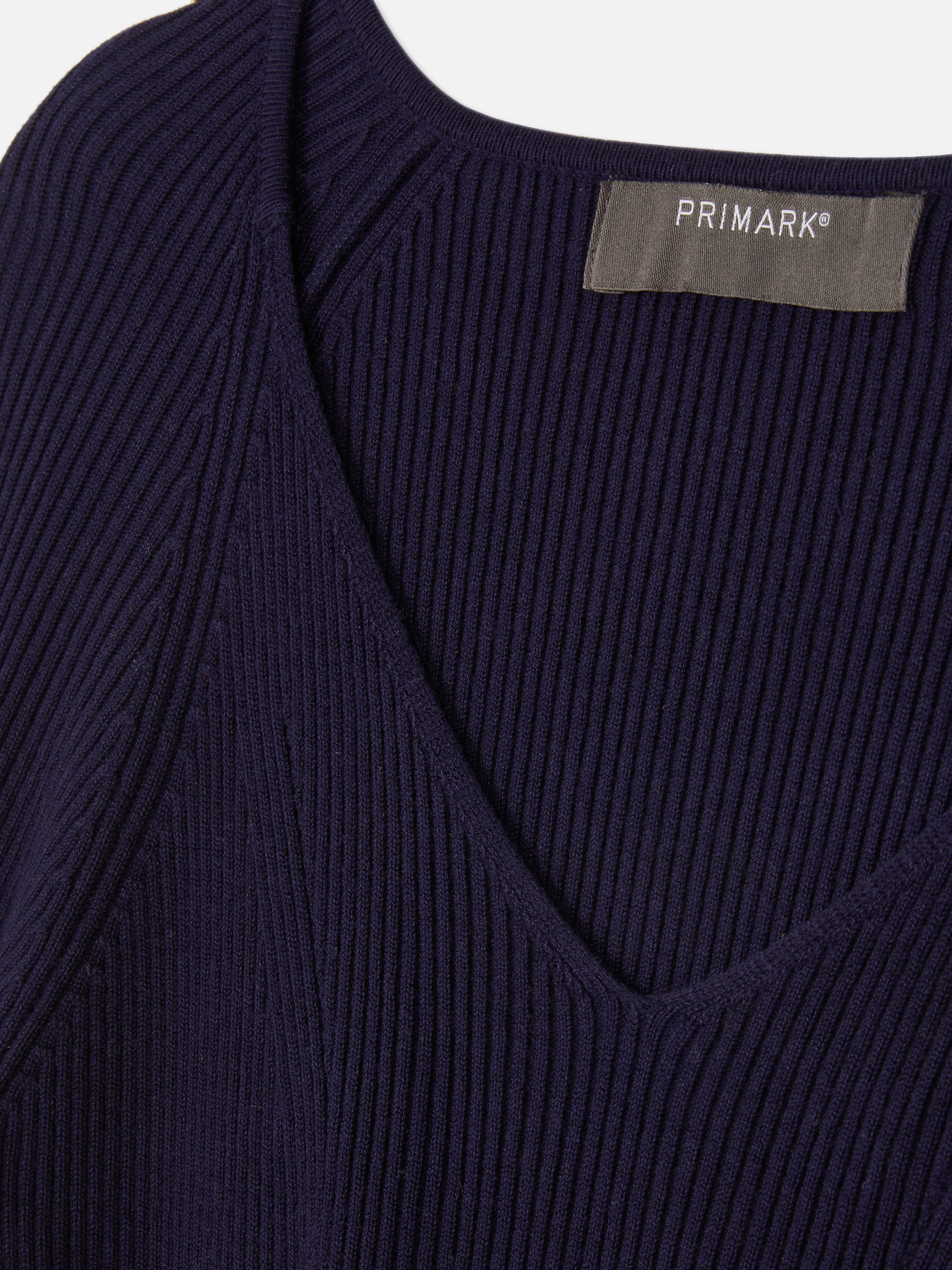Long Sleeve Ribbed Sweater