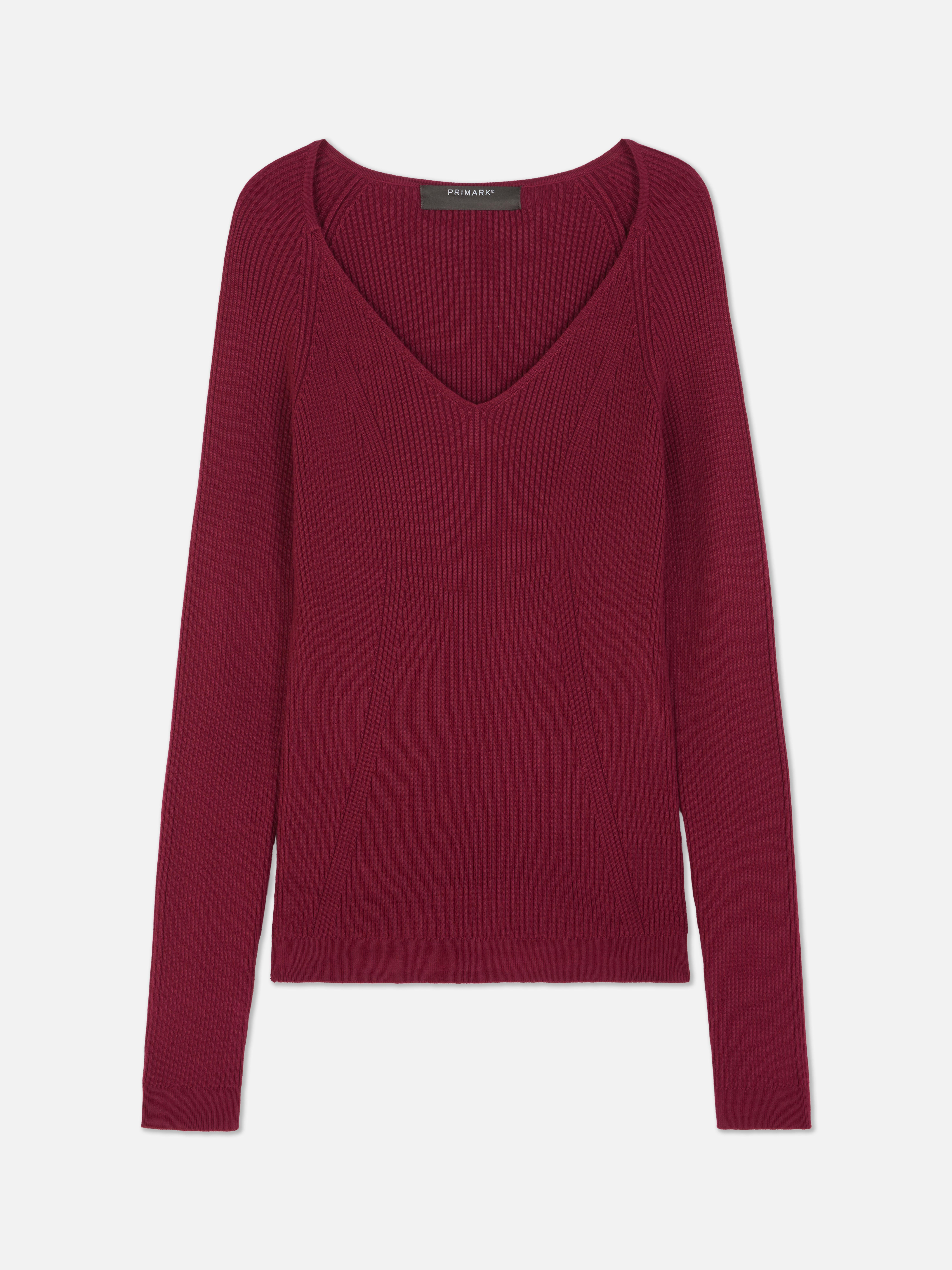 Long Sleeve Ribbed Sweater