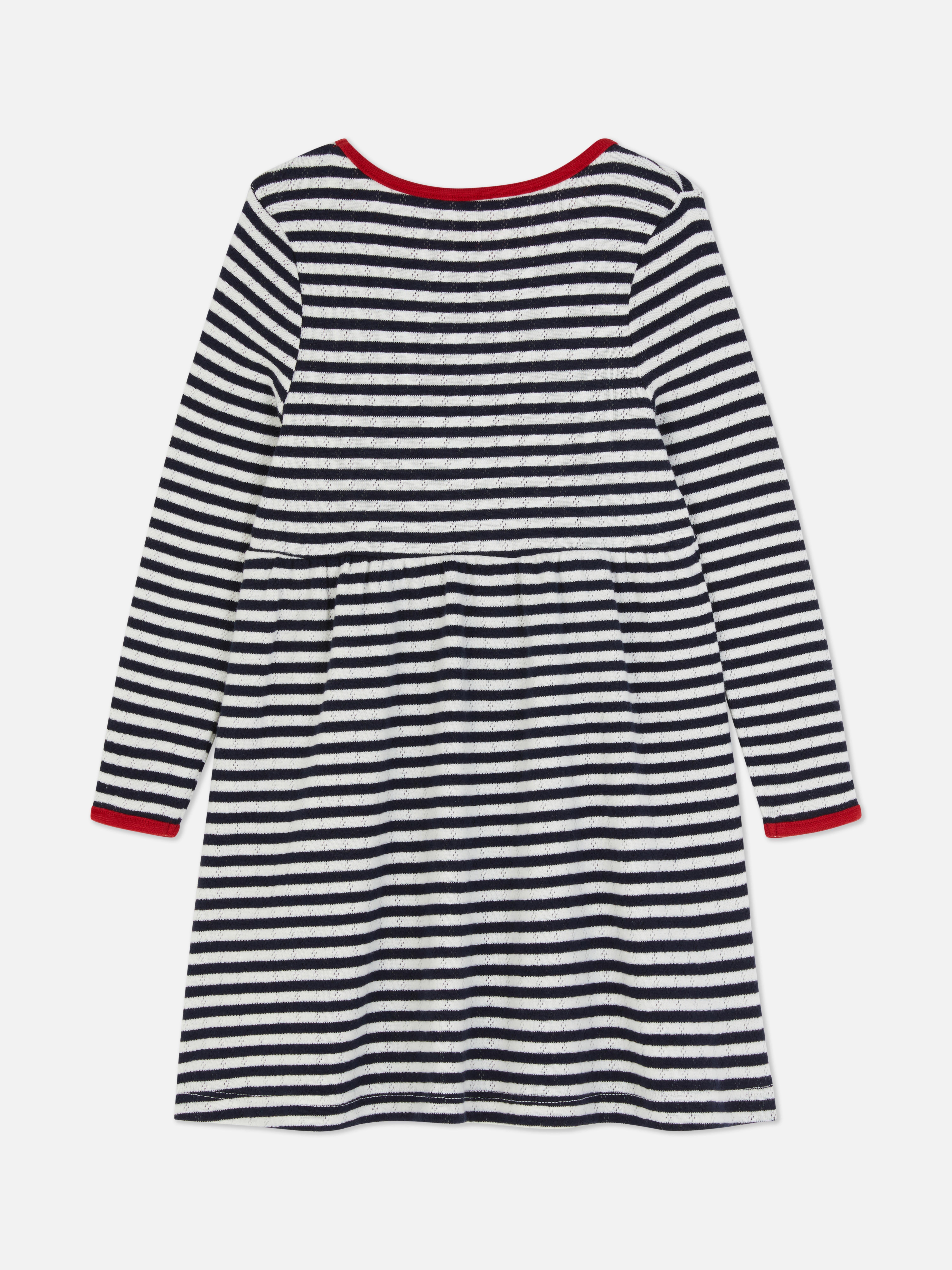 18 mois-8 ans | Robe en pointelle à nœud