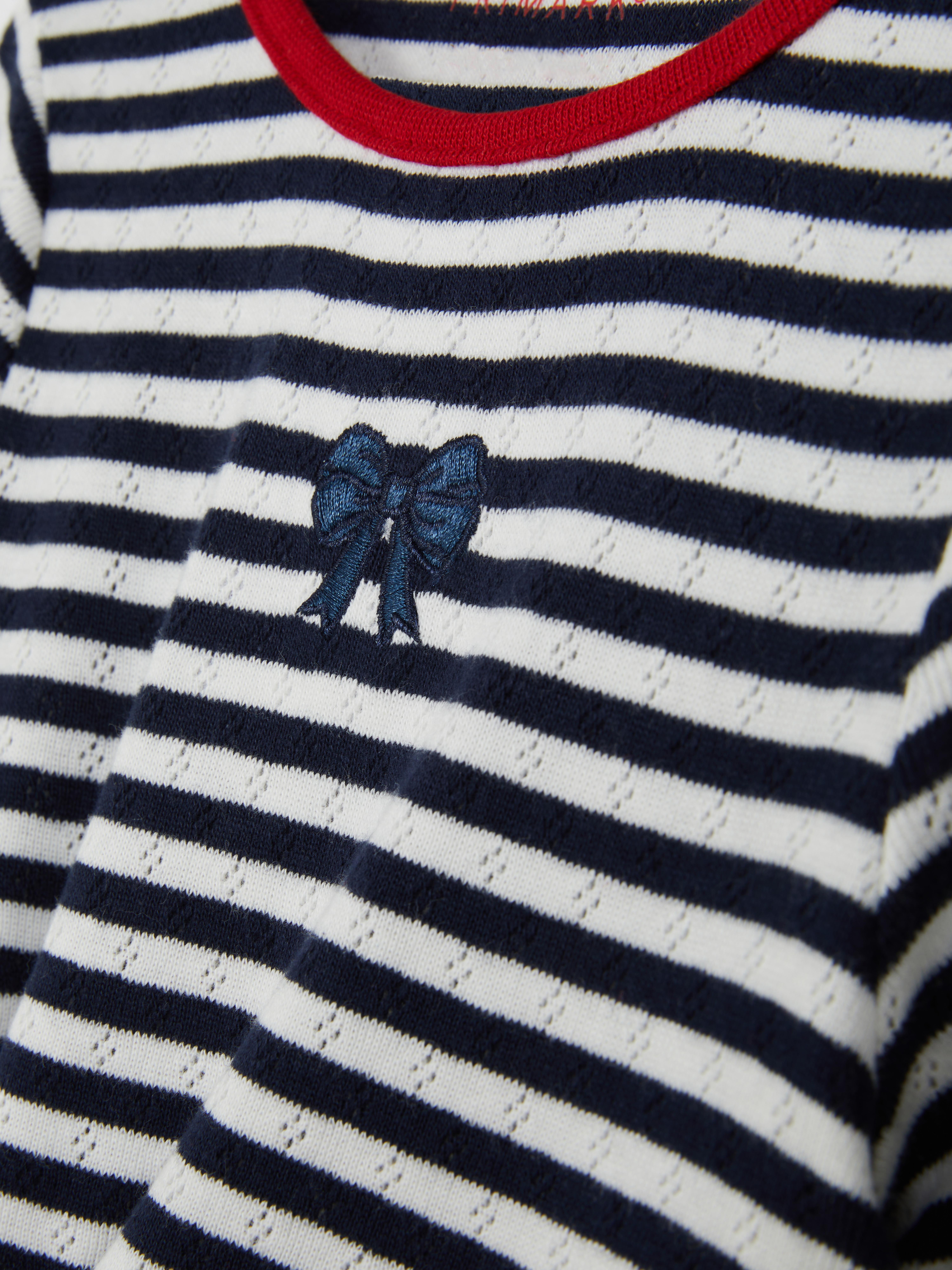 18 mois-8 ans | Robe en pointelle à nœud