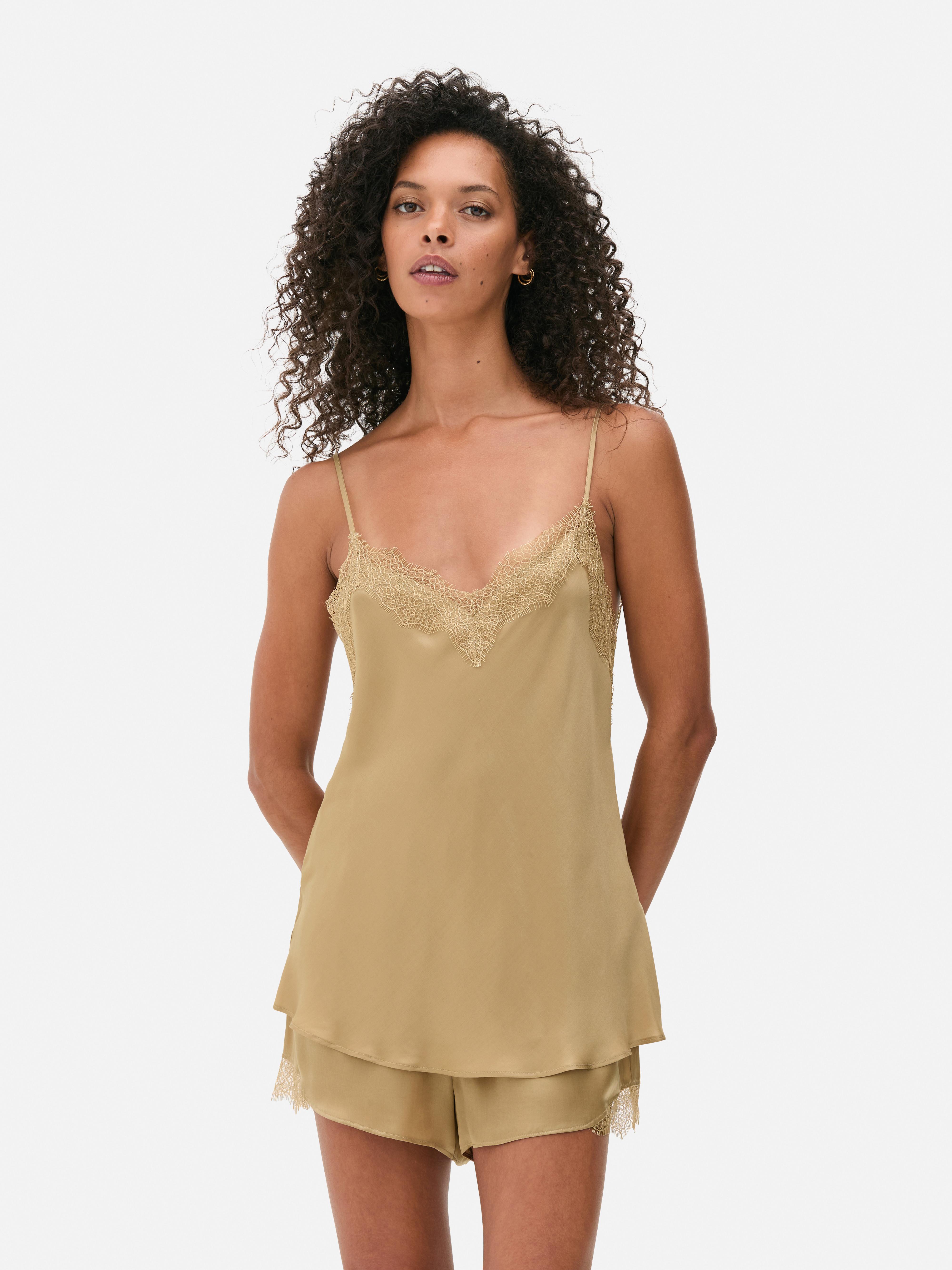 Caraco à bordure en dentelle The Edit