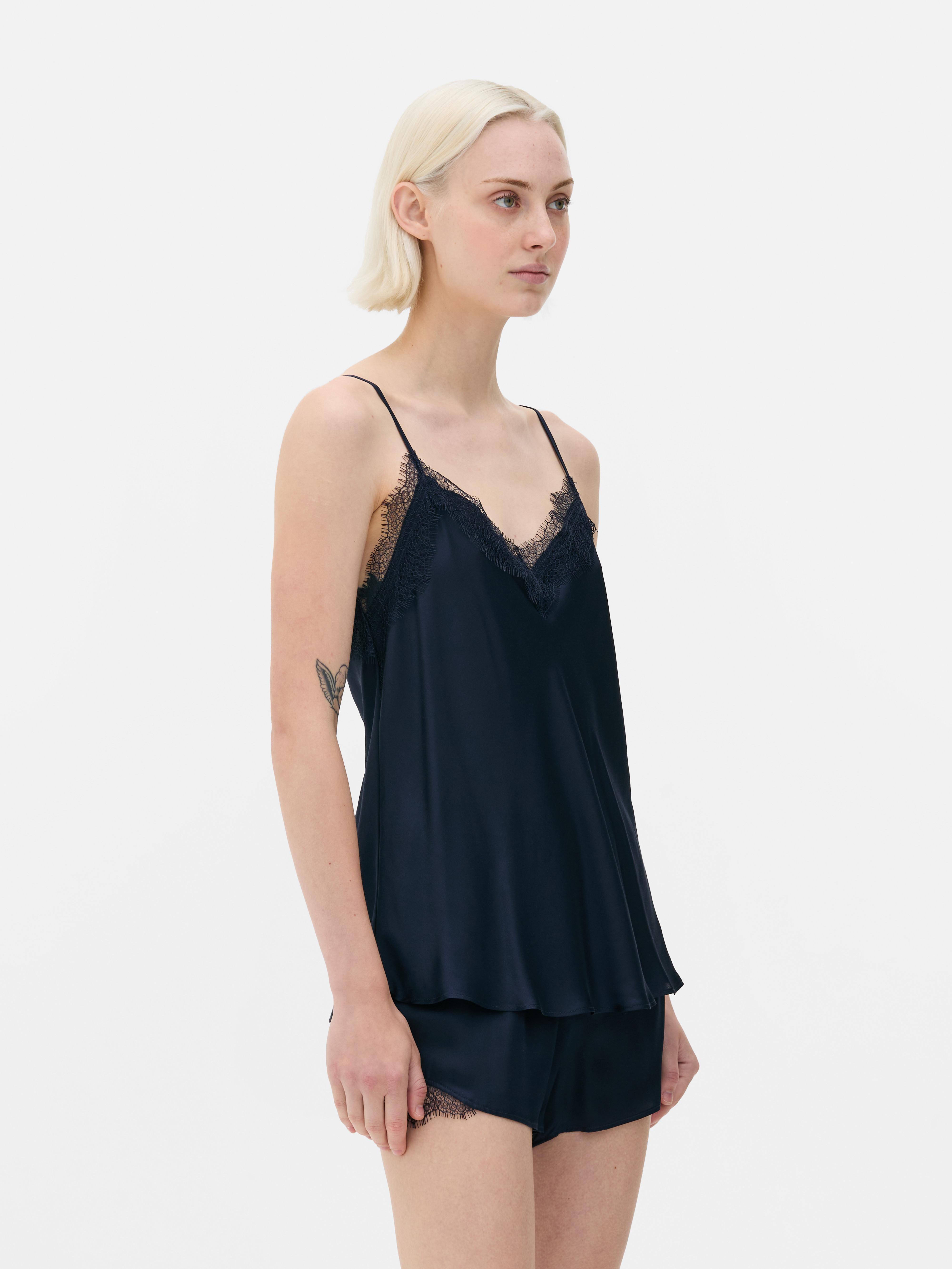 The Edit Lace Trim Cami