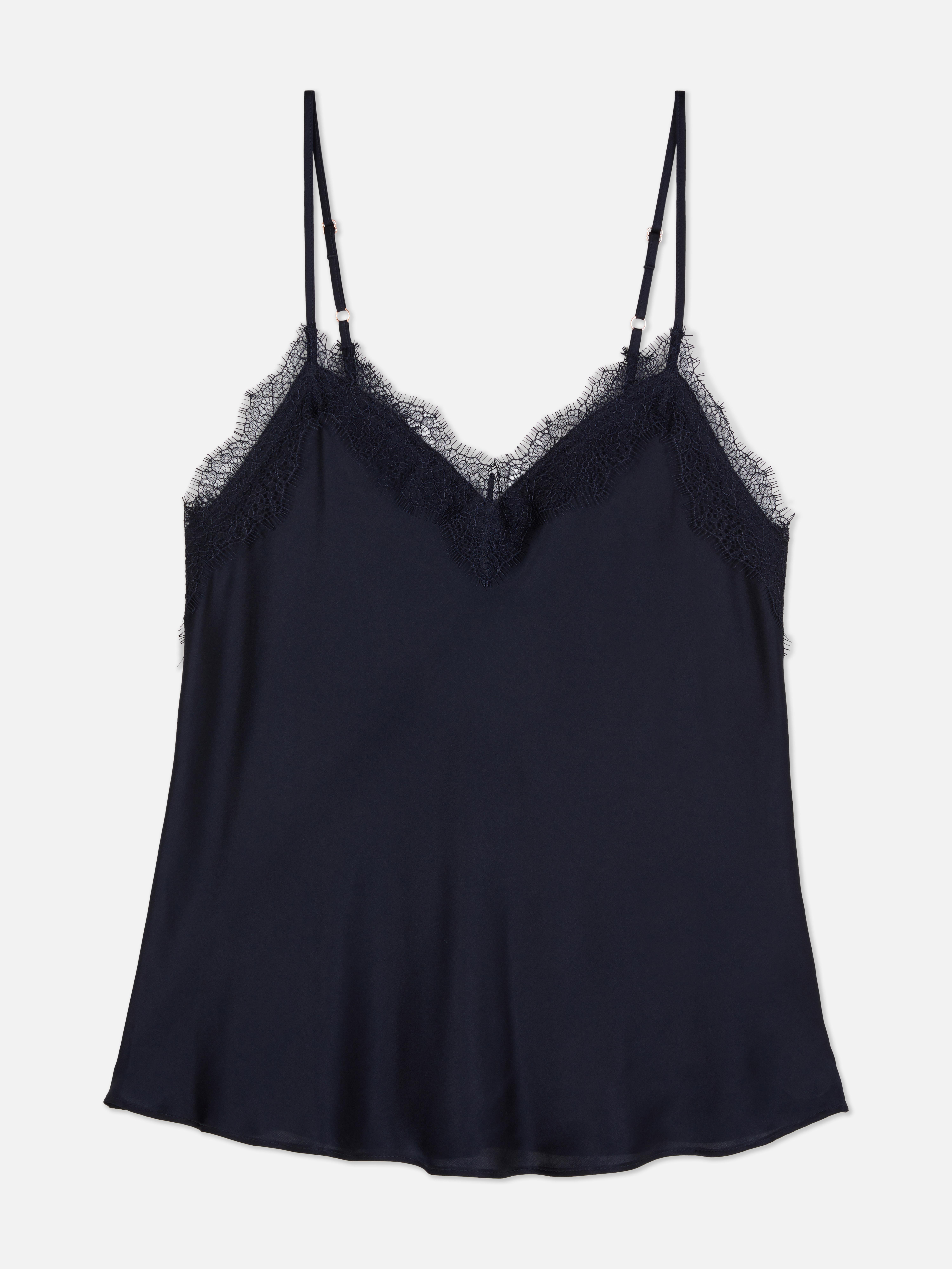 The Edit Lace Trim Cami