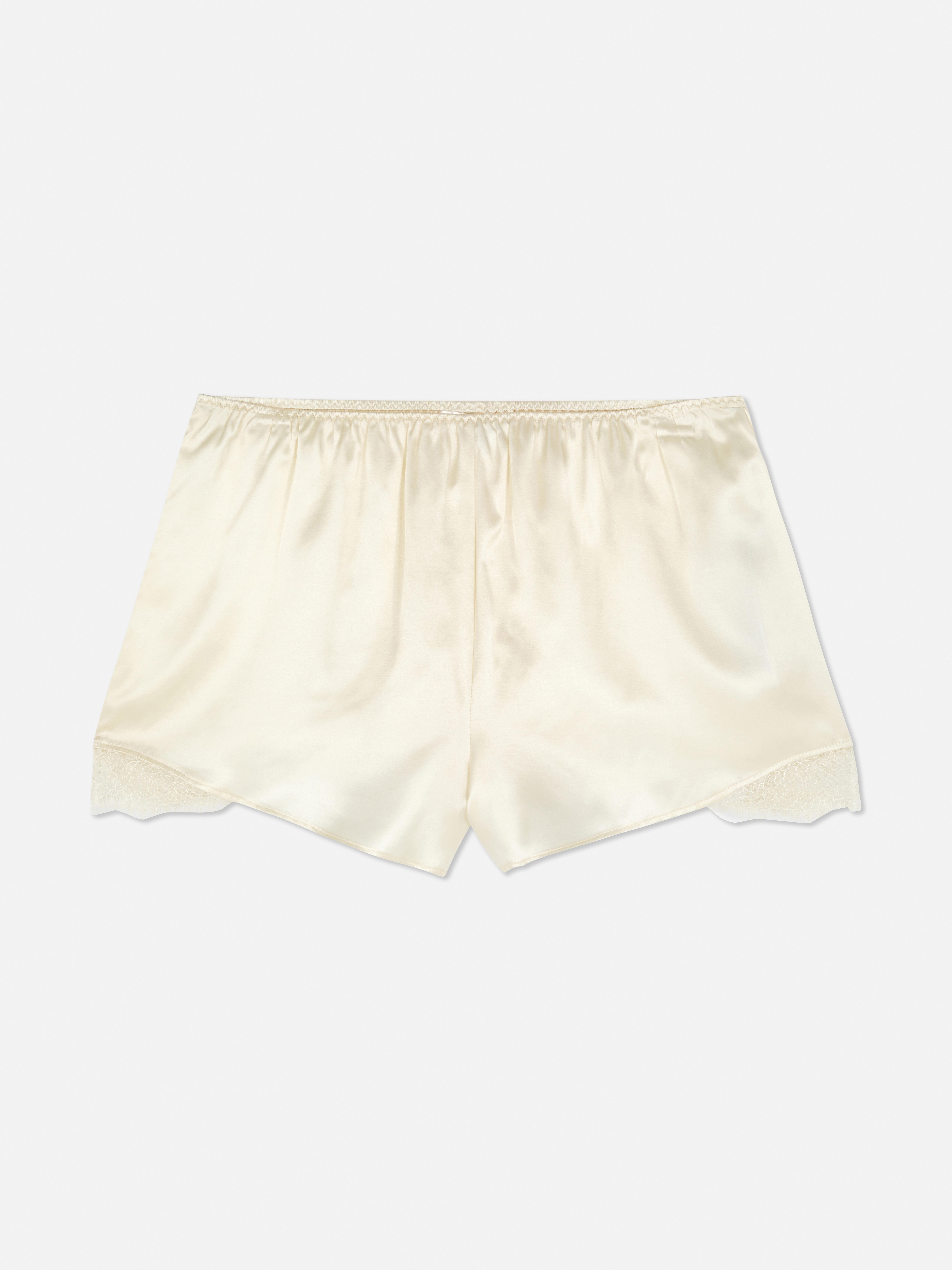 Pantaloncini con bordo in pizzo The Edit
