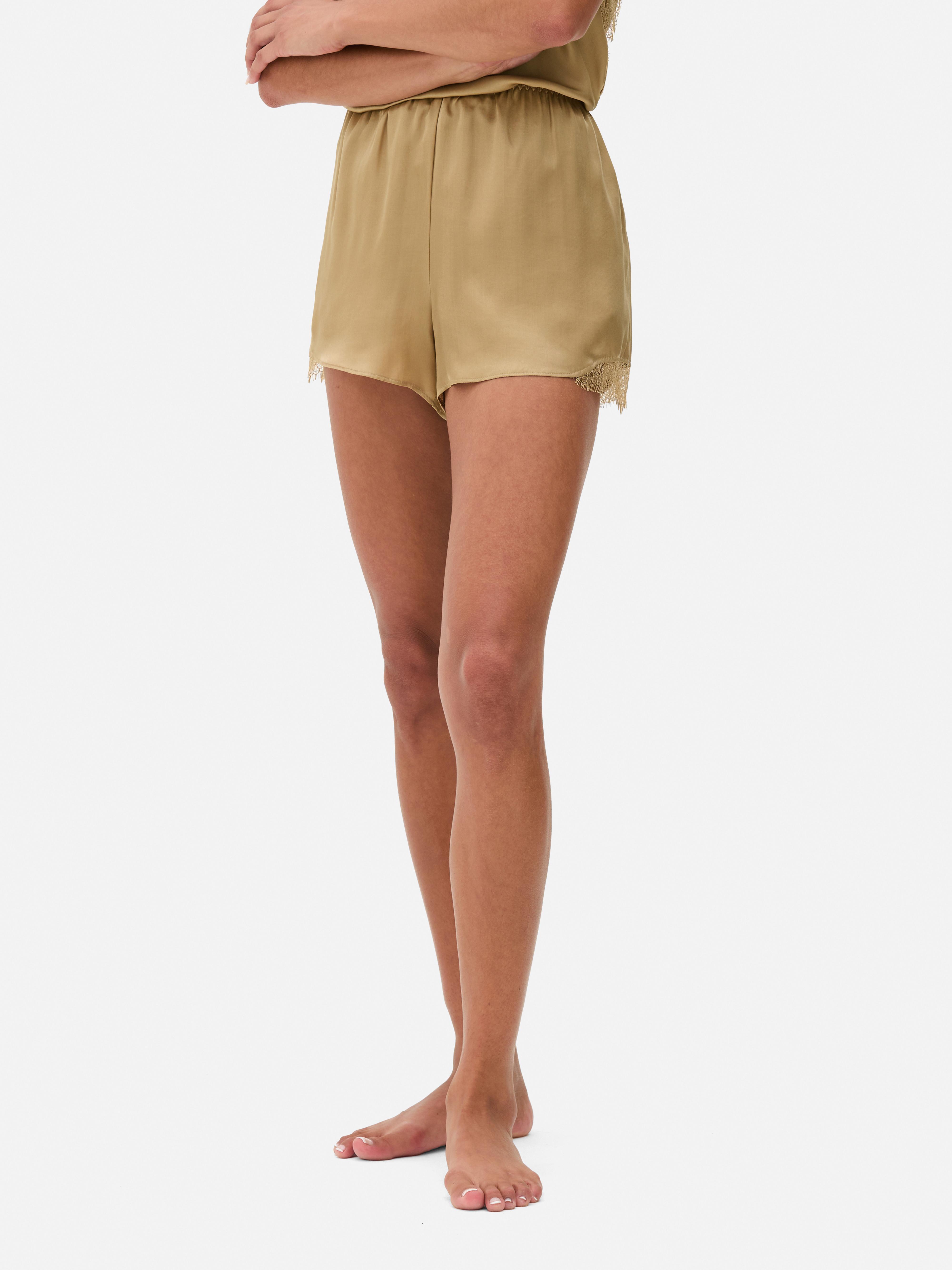 The Edit Lace Trim Shorts