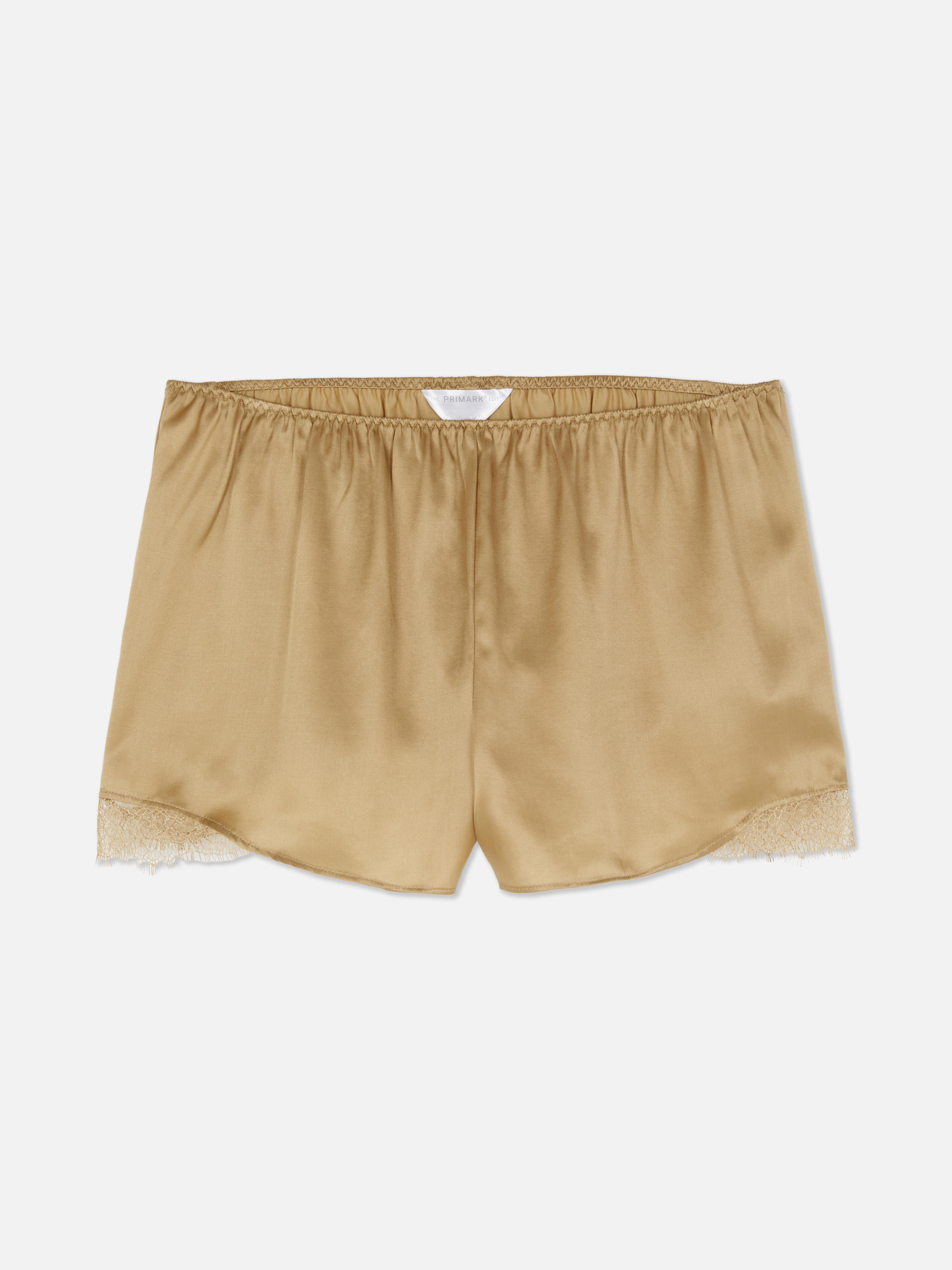 The Edit Lace Trim Shorts