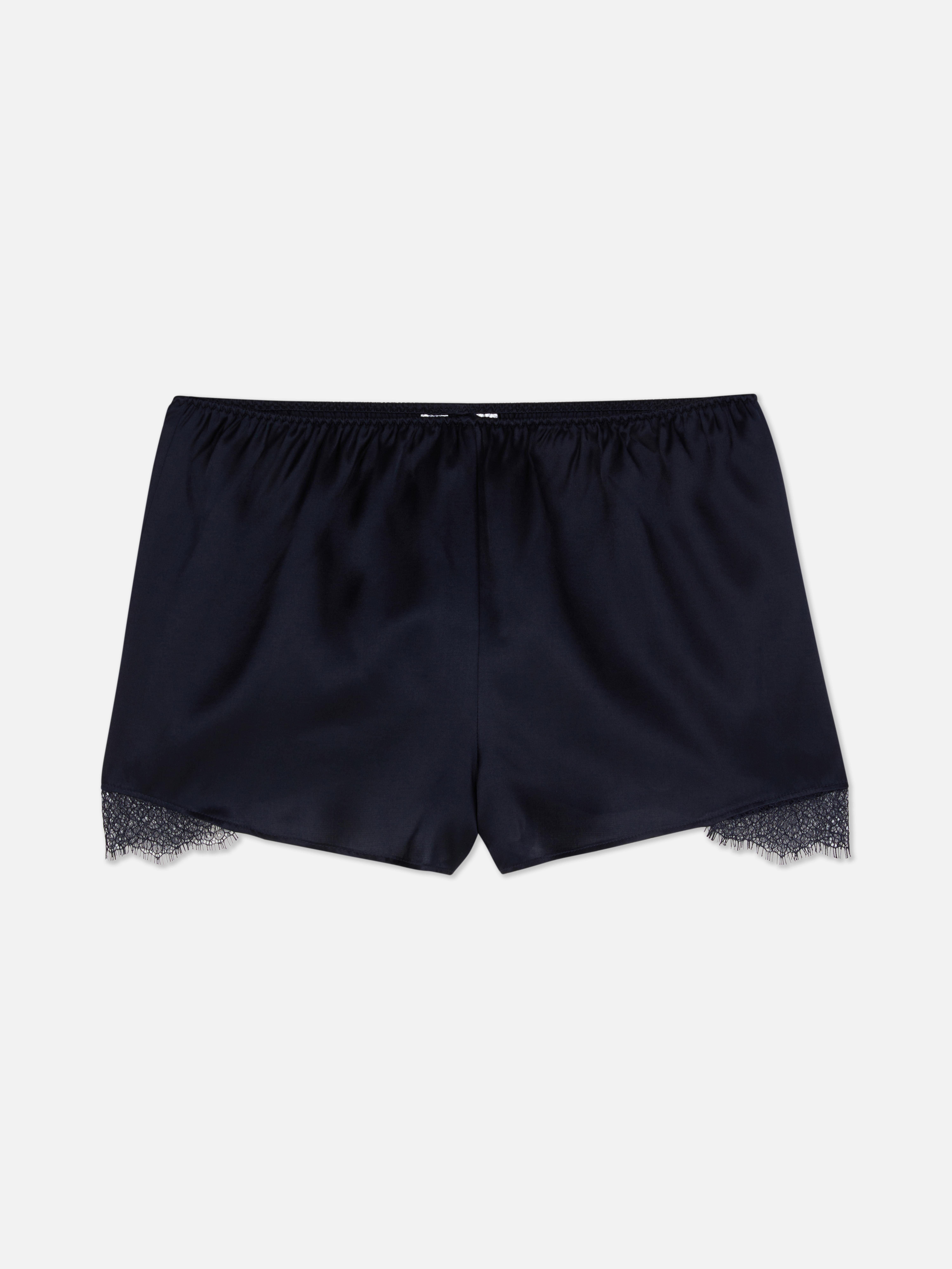 Pantaloncini con bordo in pizzo The Edit