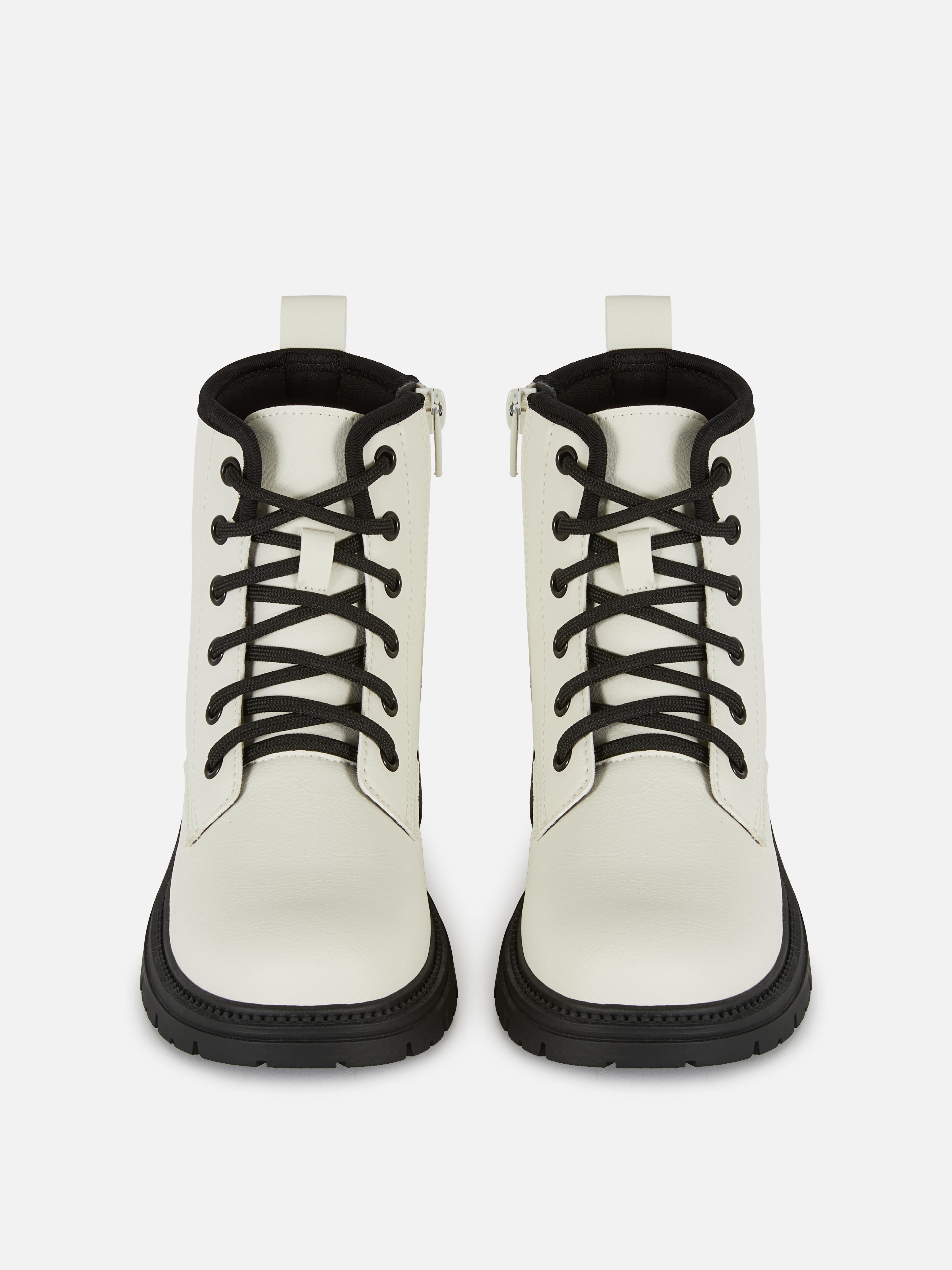 Zip-Up Track Boots