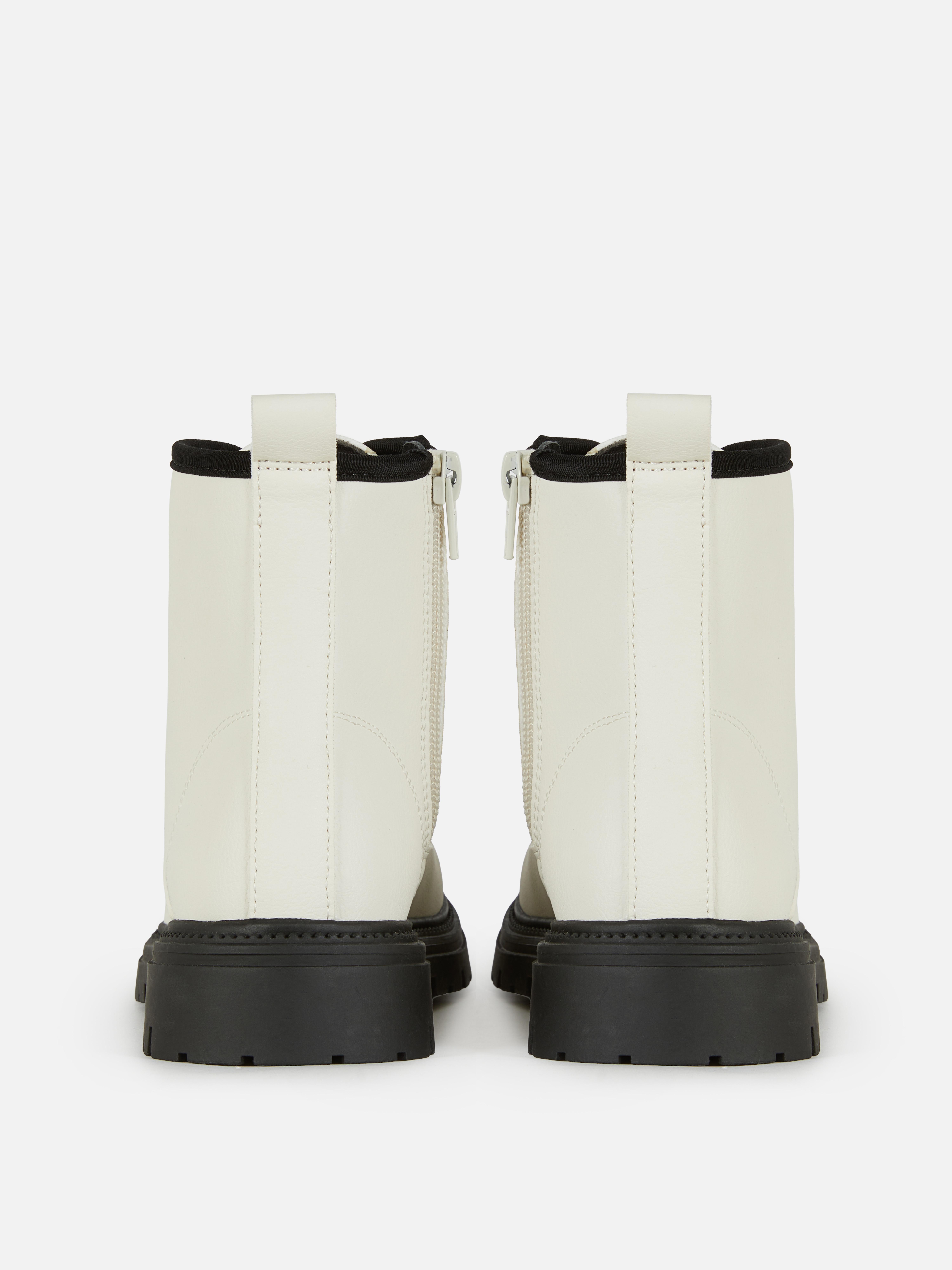 Zip-Up Track Boots