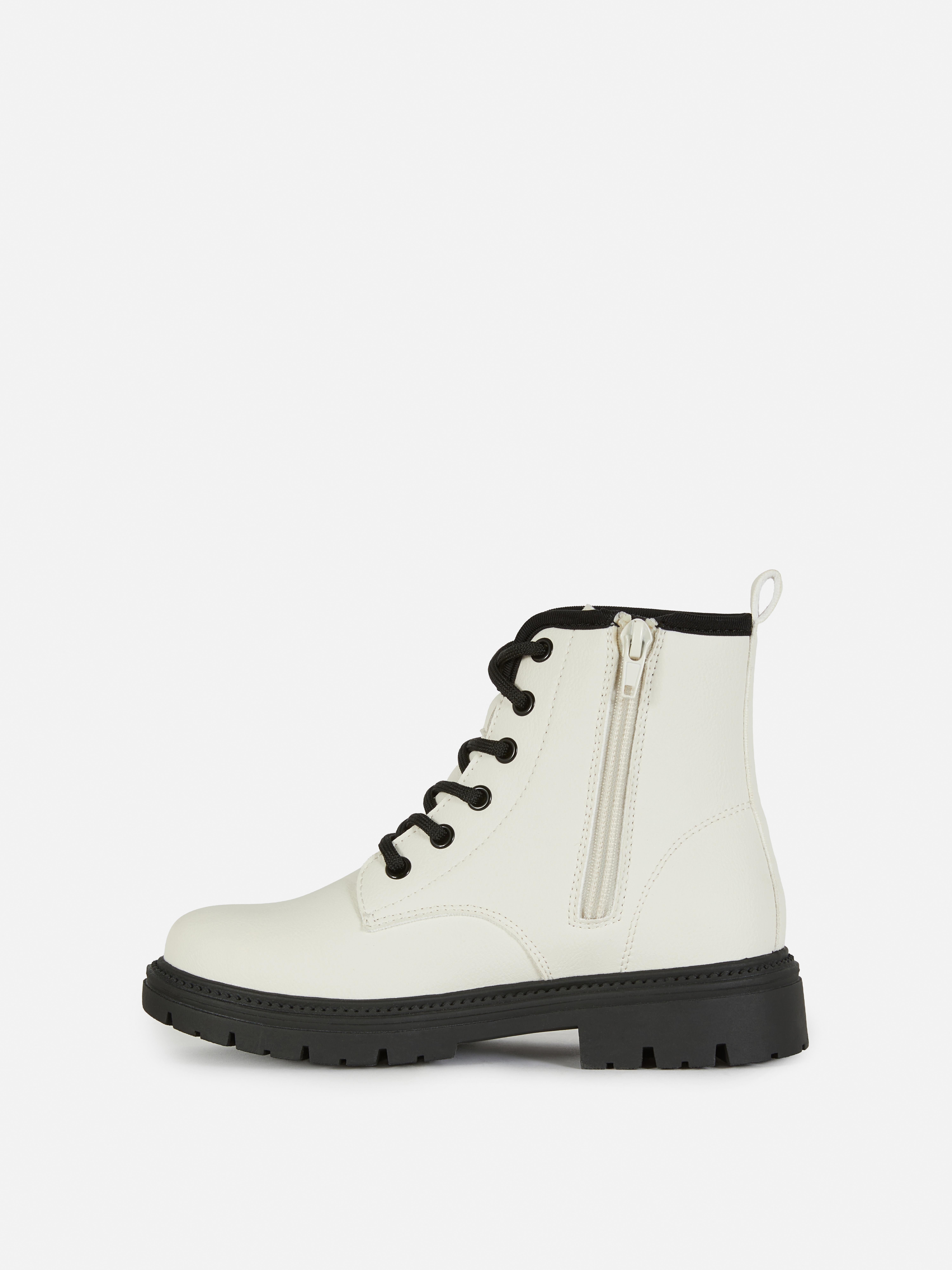 Zip-Up Track Boots