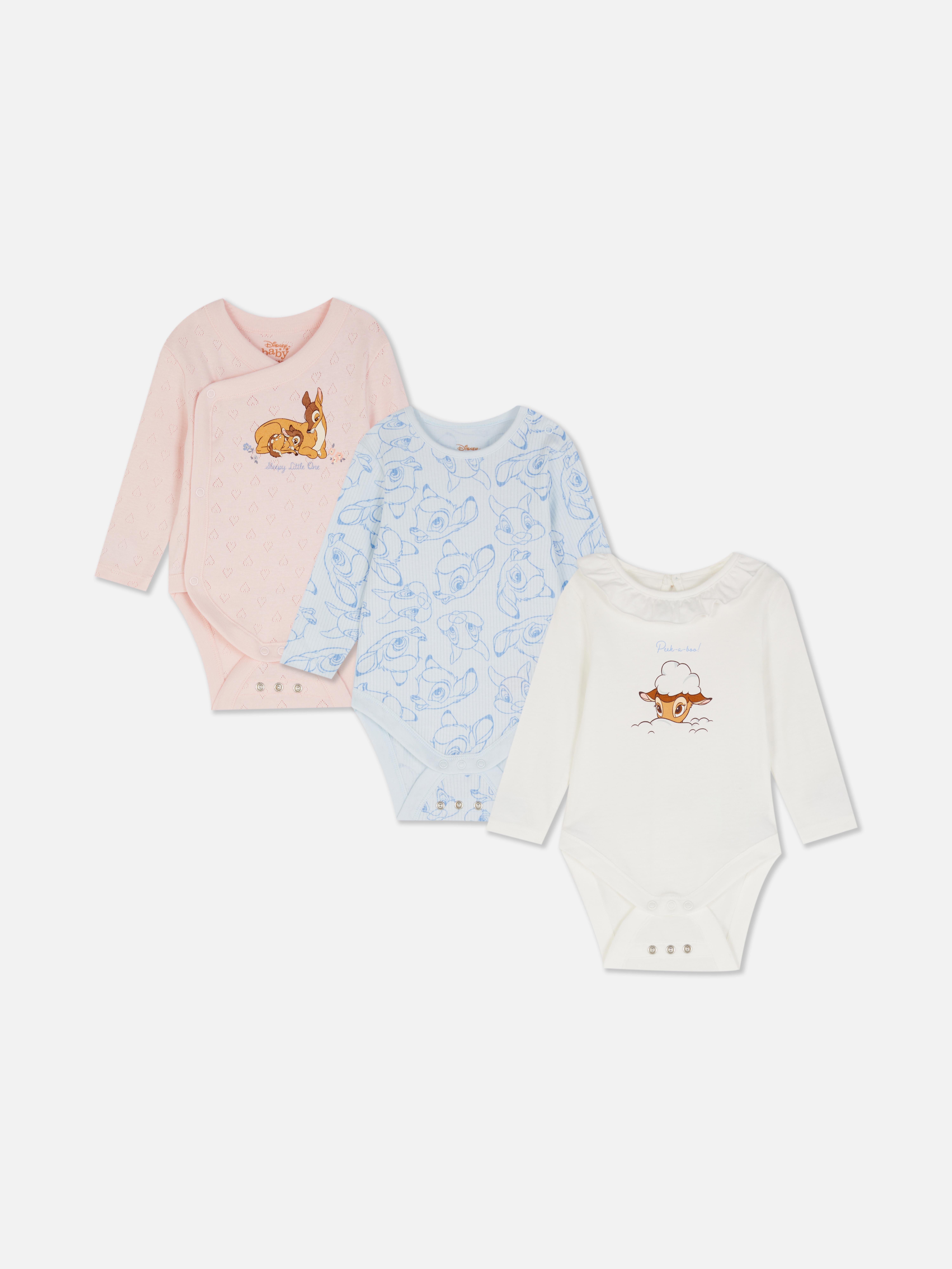 Rompers voor pasgeborenen Disney's Bambi, set van 3