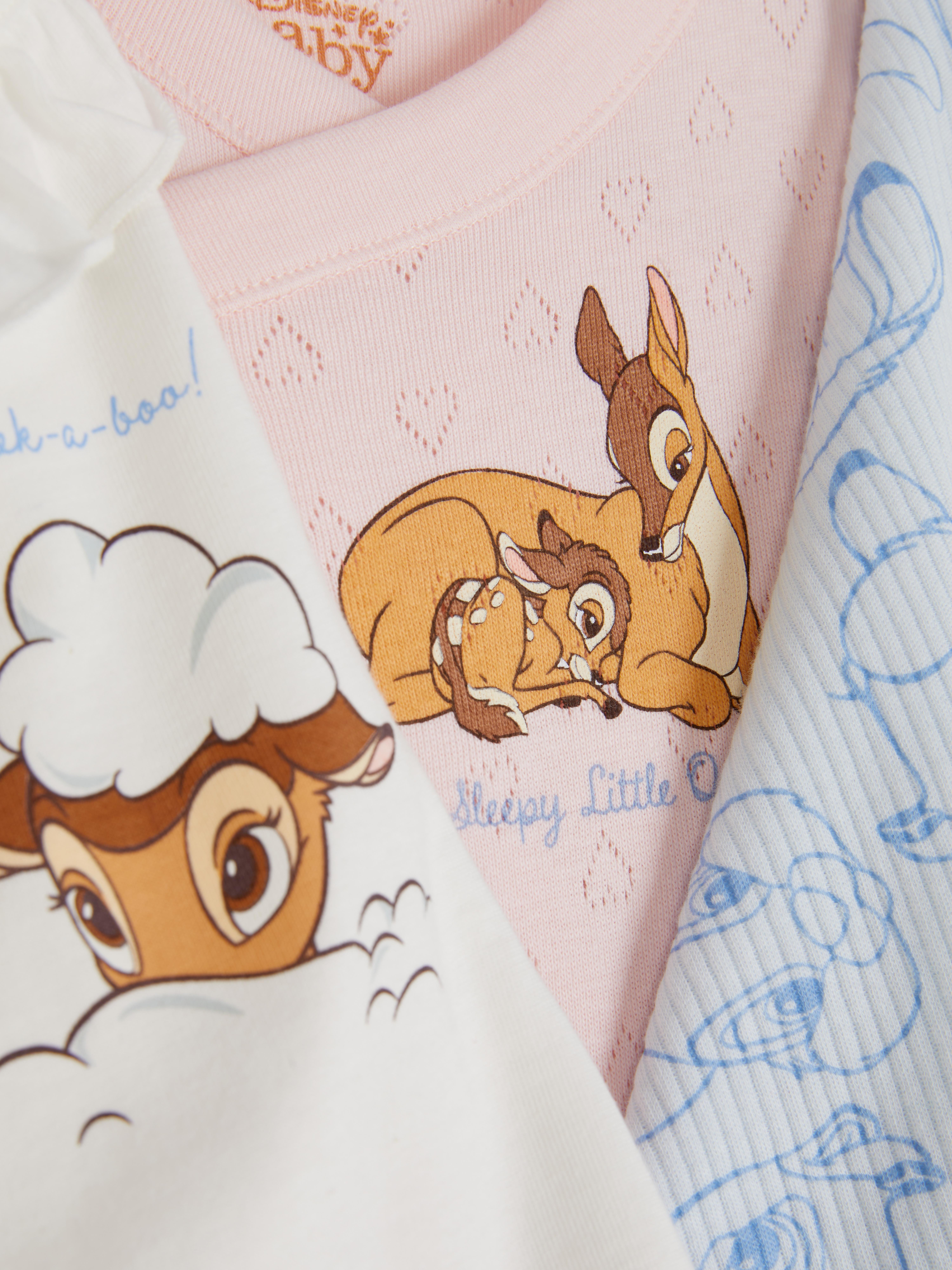 Rompers voor pasgeborenen Disney's Bambi, set van 3