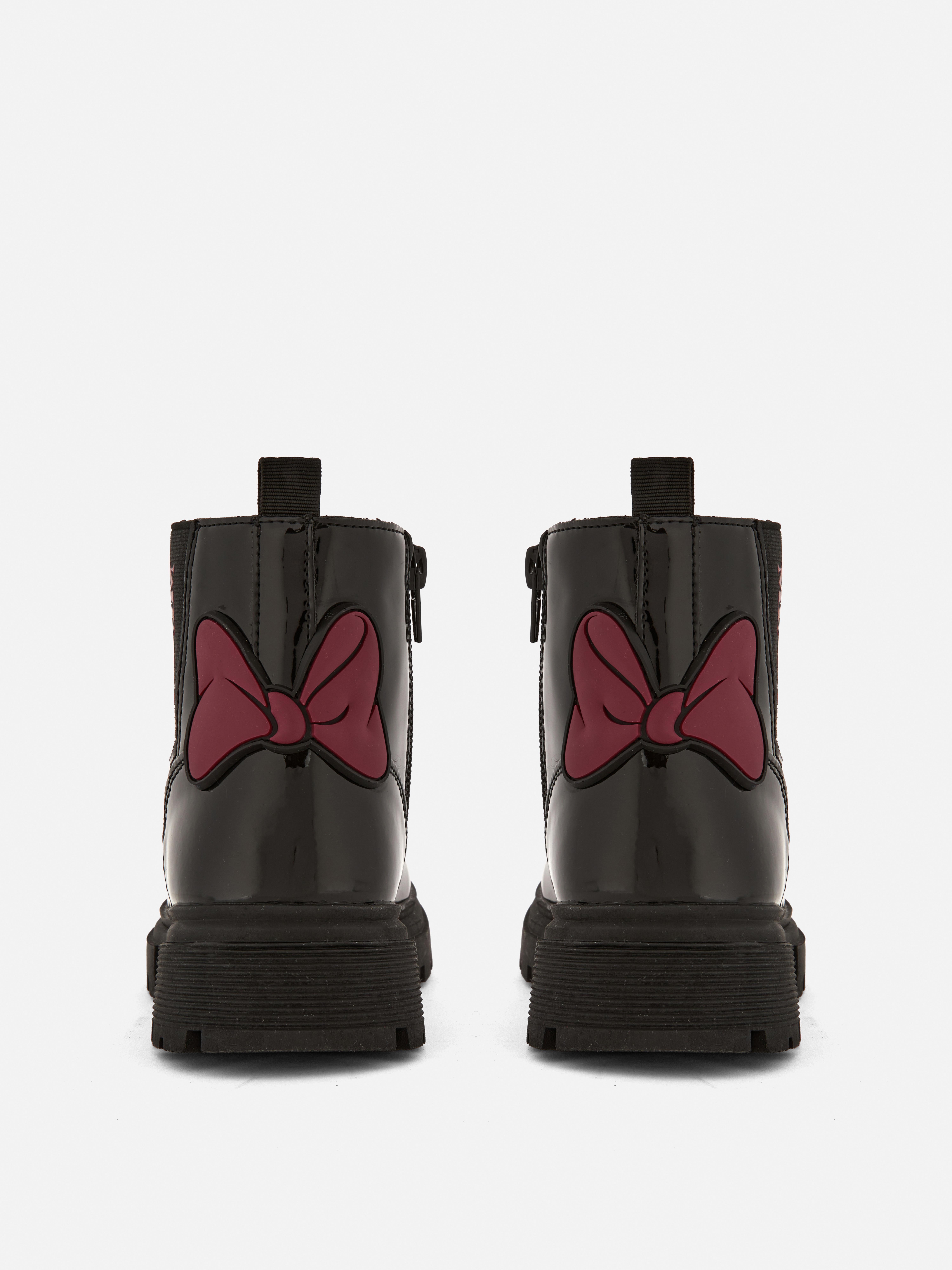 Bottines vernies à semelle crantée Disney Minnie Mouse