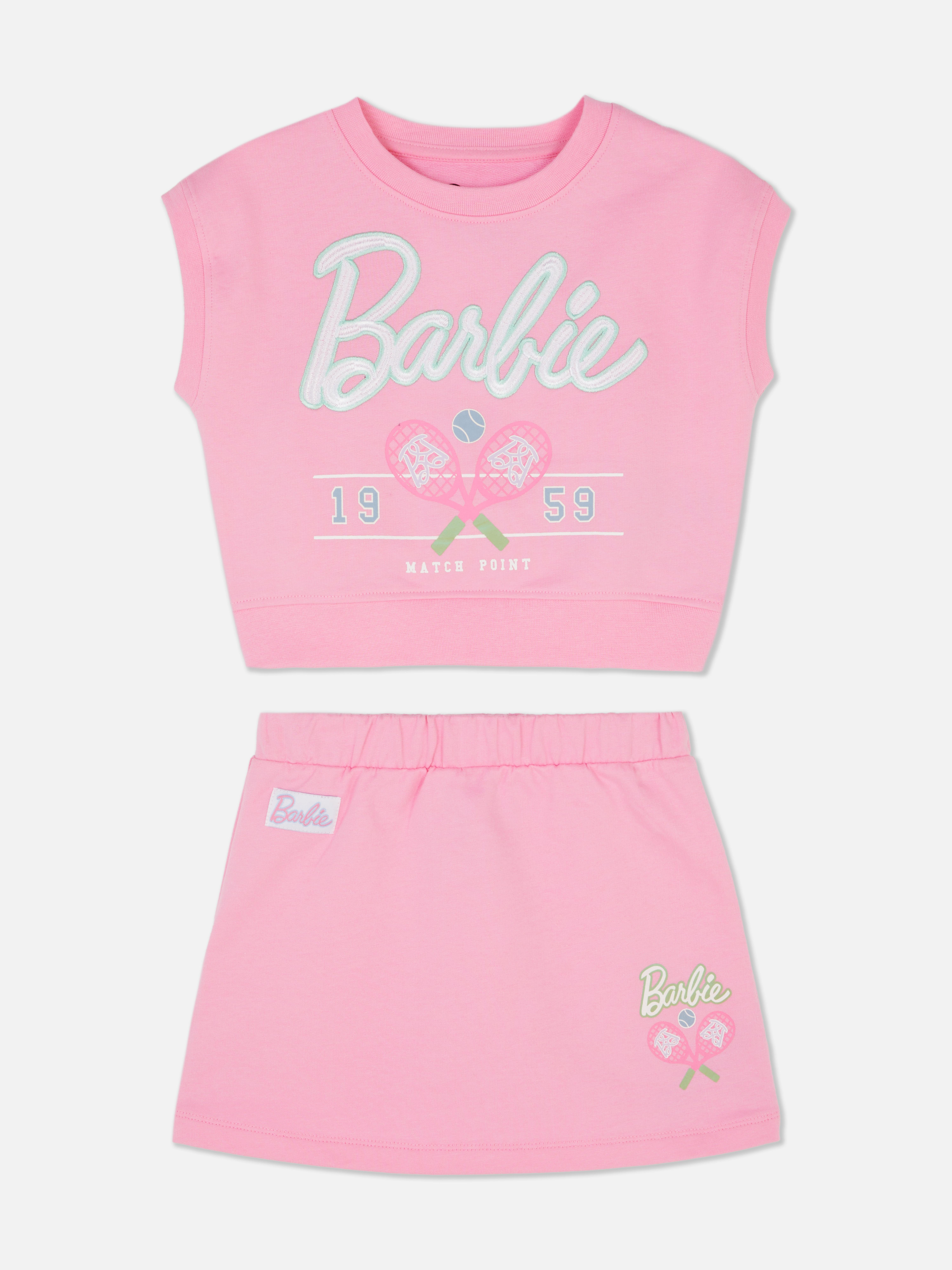 „Barbie“ T-Shirt mit Grafik und Rock