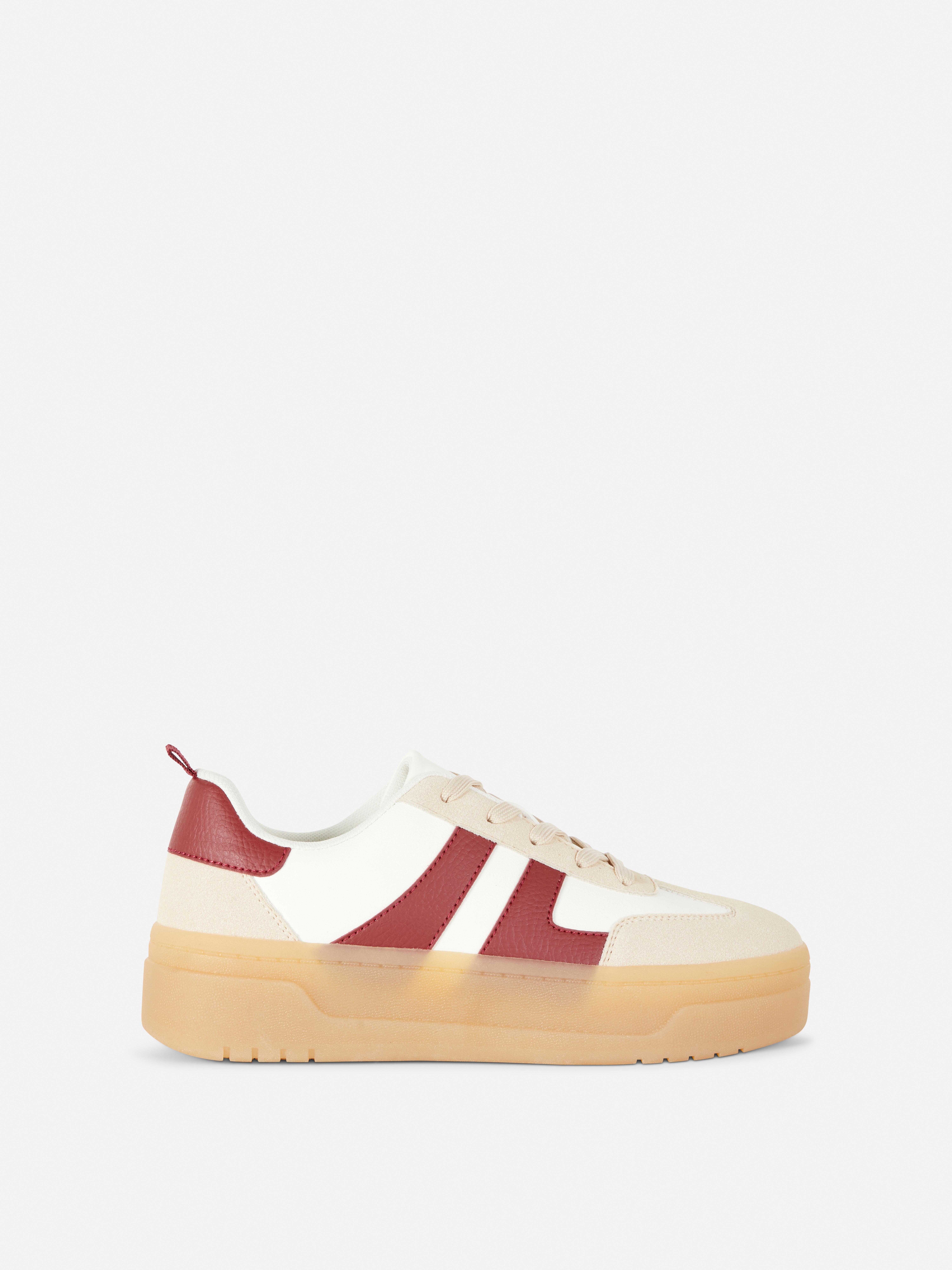 Chunky Gum Sole Low-Top Sneakers