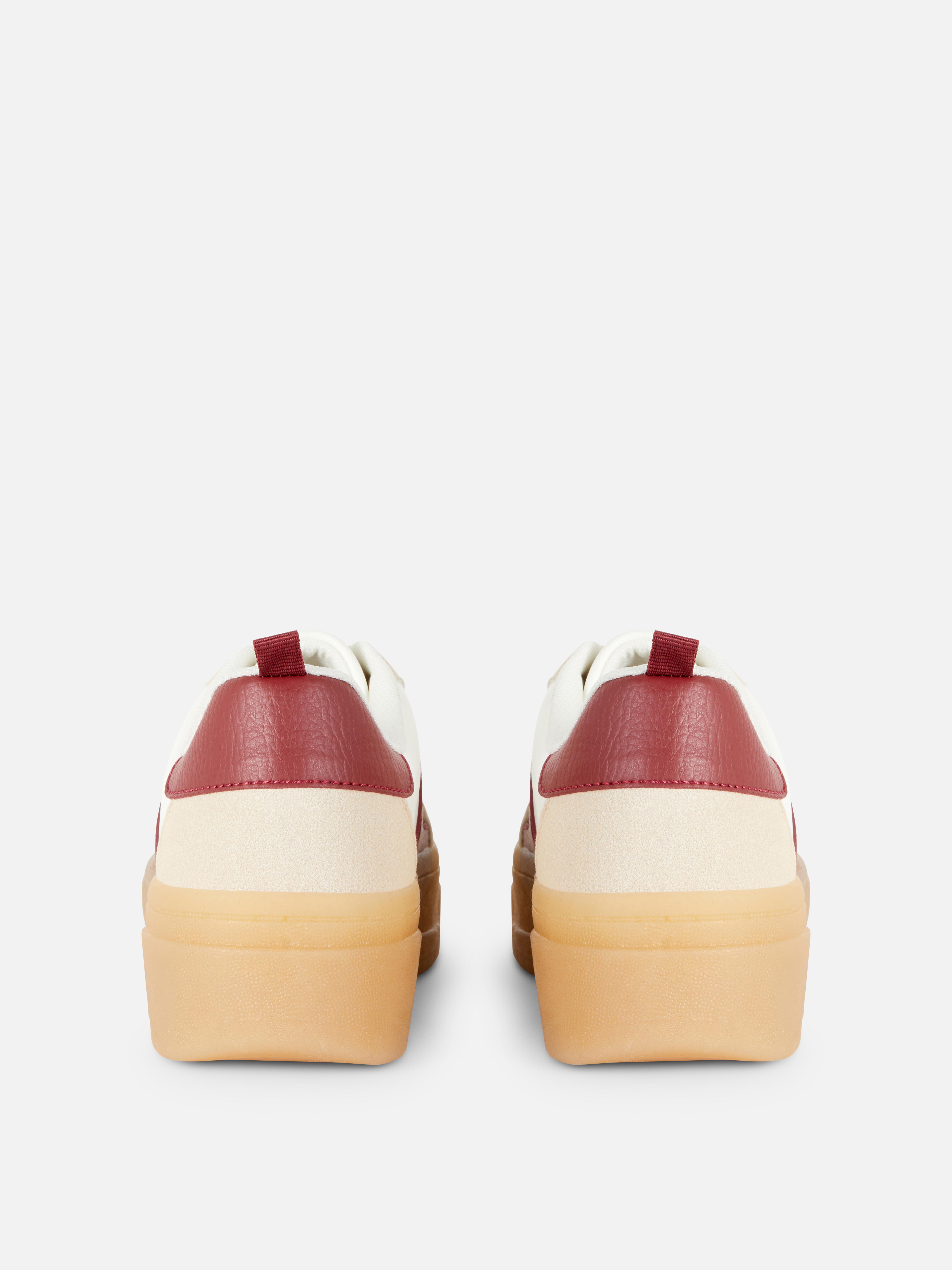 Chunky Gum Sole Low-Top Sneakers