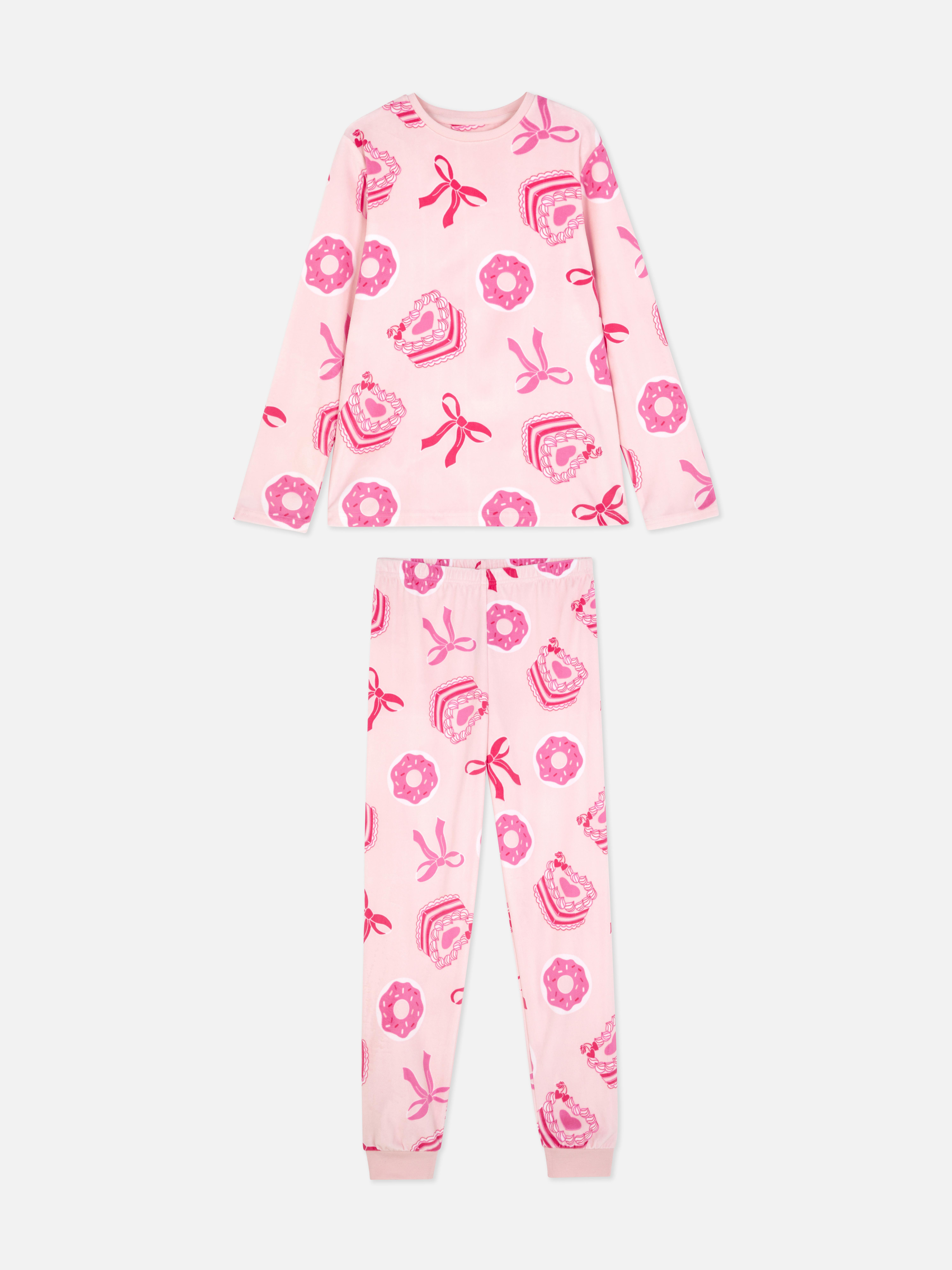7-15 ans | Pyjama confortable à motif gâteau