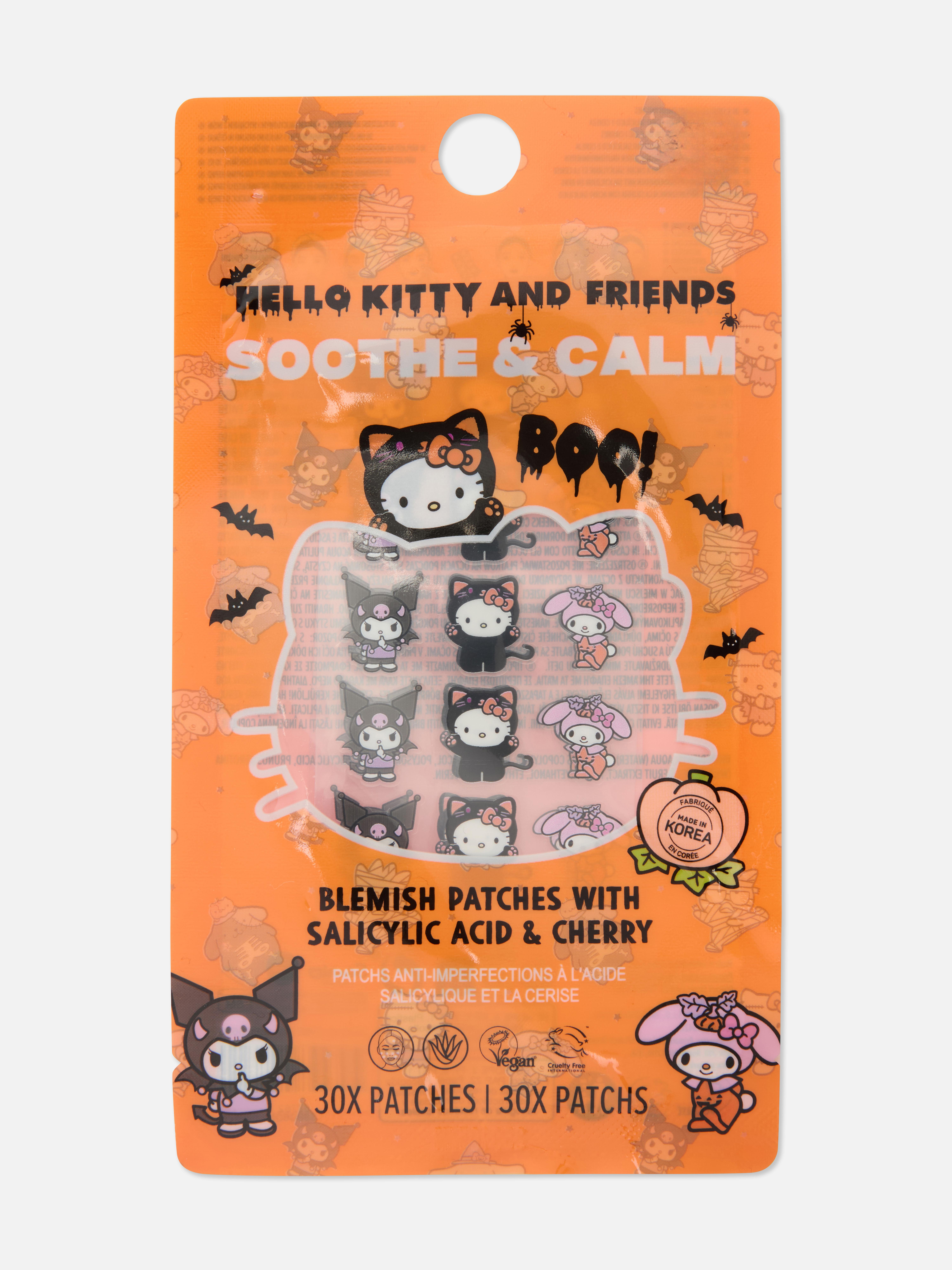 Plasturi pentru imperfecțiuni, de Halloween, Hello Kitty și prietenii