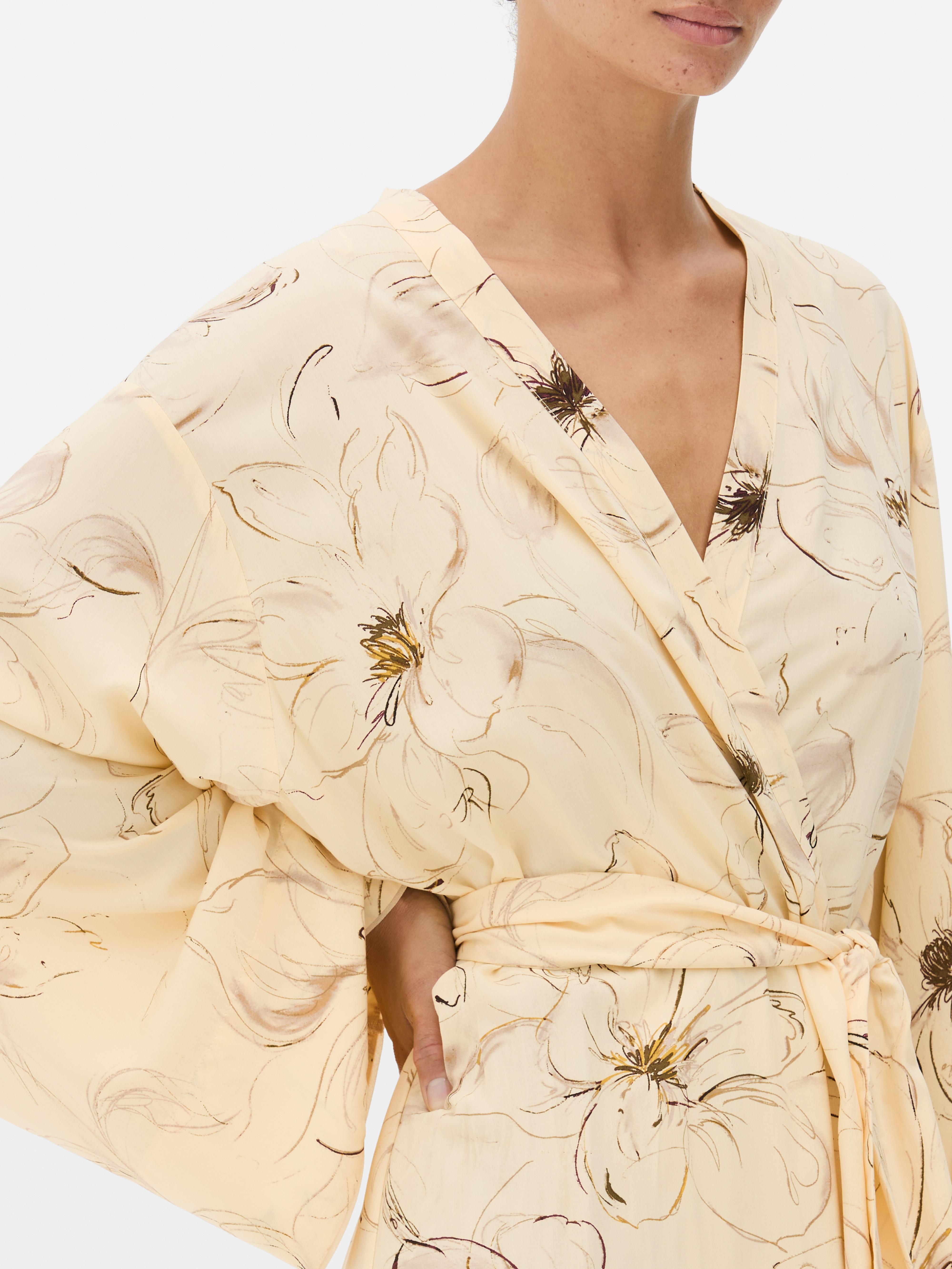 Floral Dressing Robe