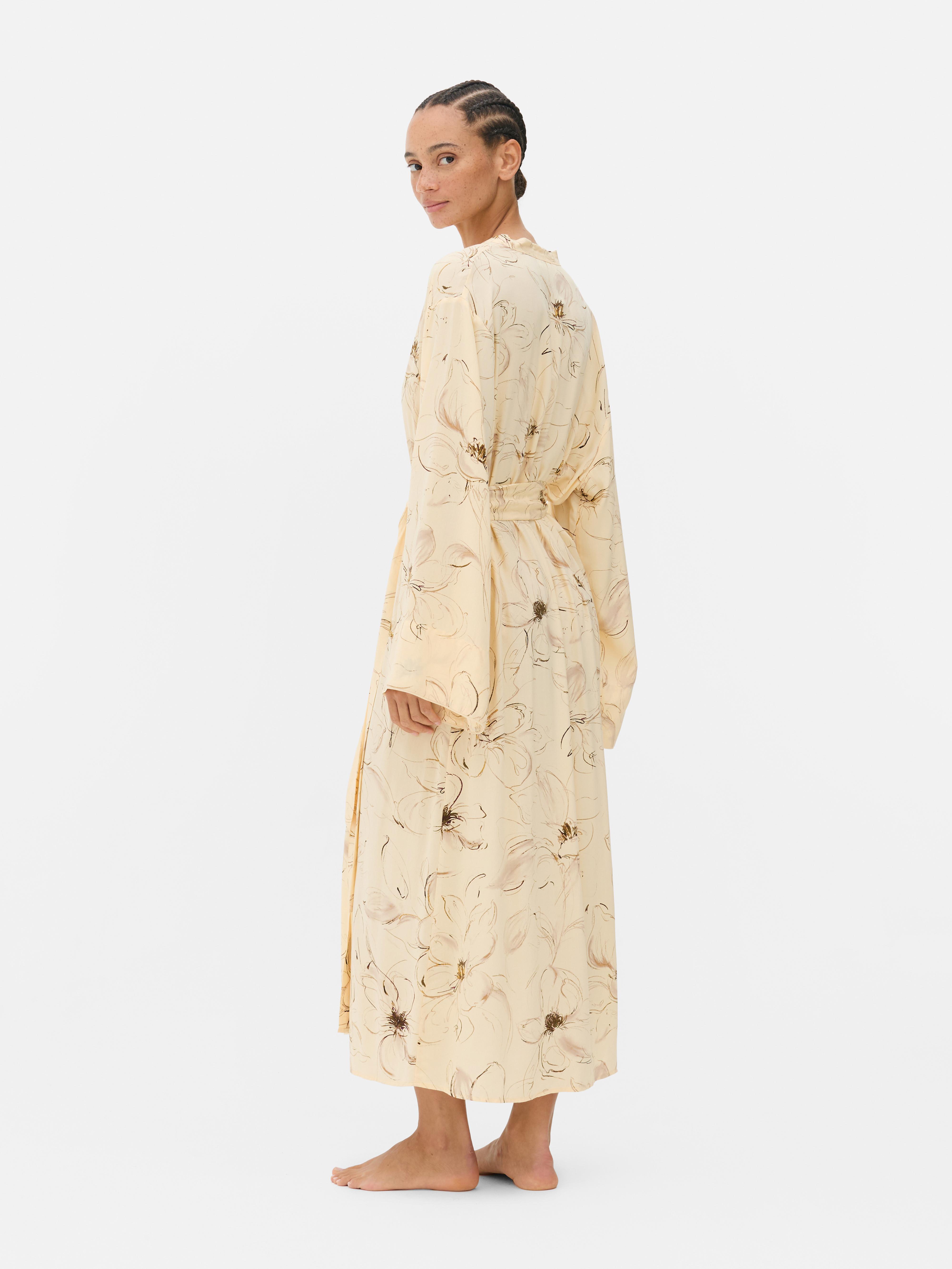 Floral Dressing Robe